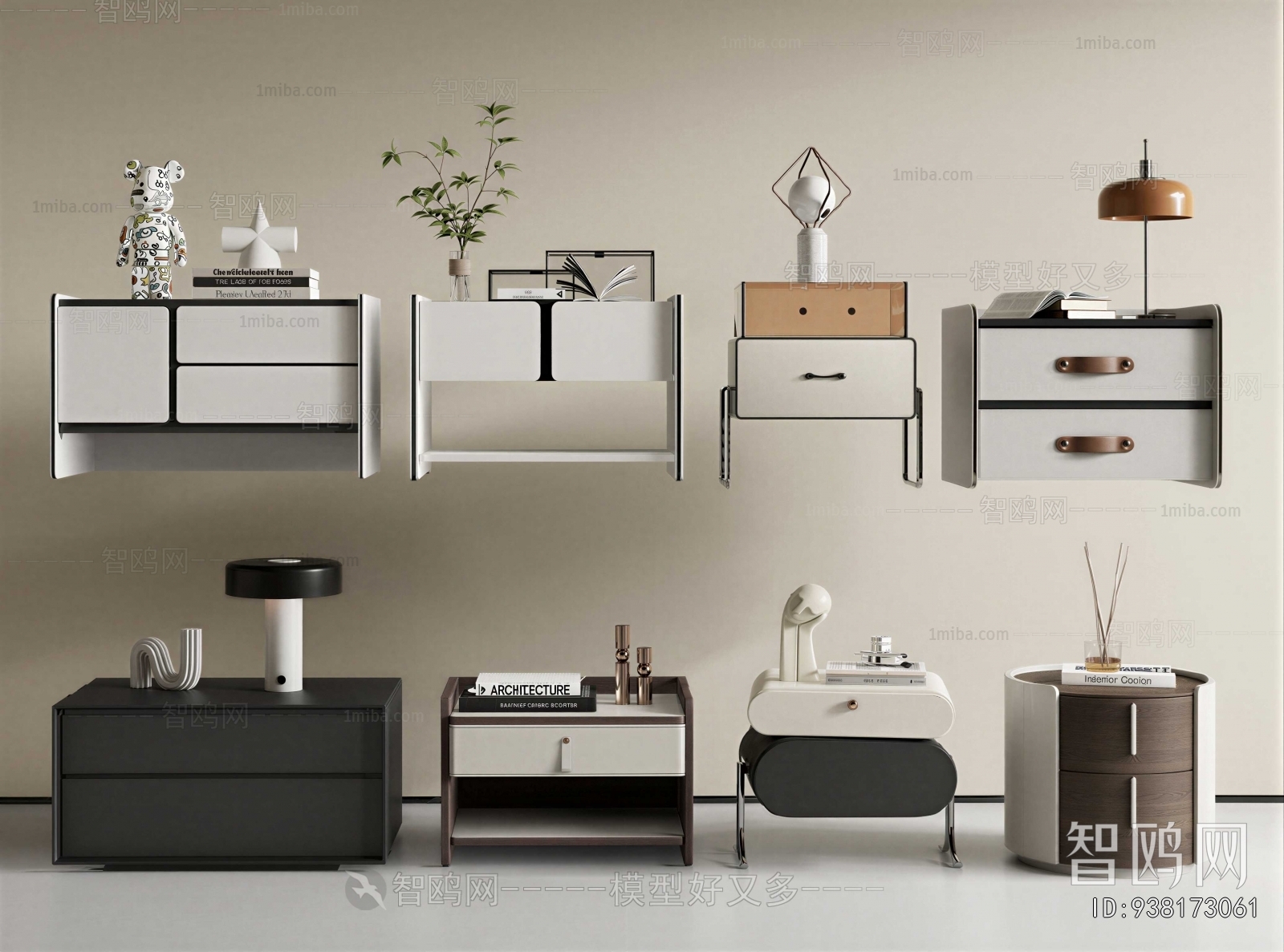 Modern Bedside Cupboard