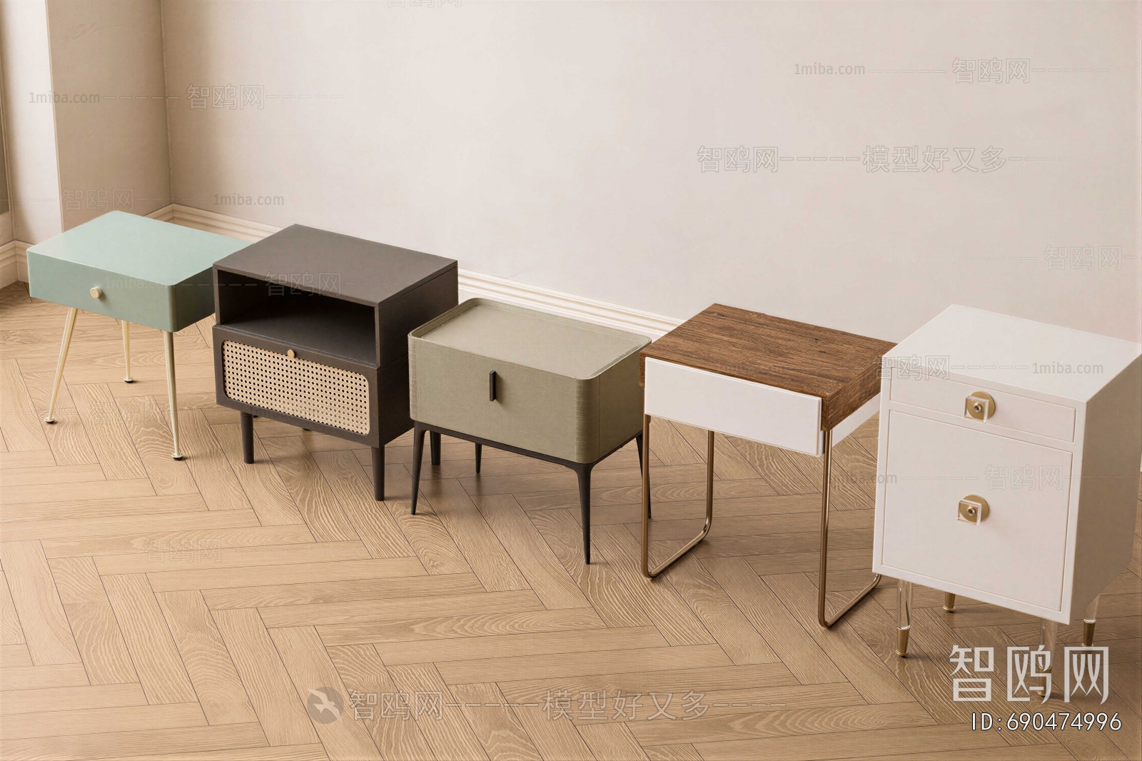 Modern Bedside Cupboard