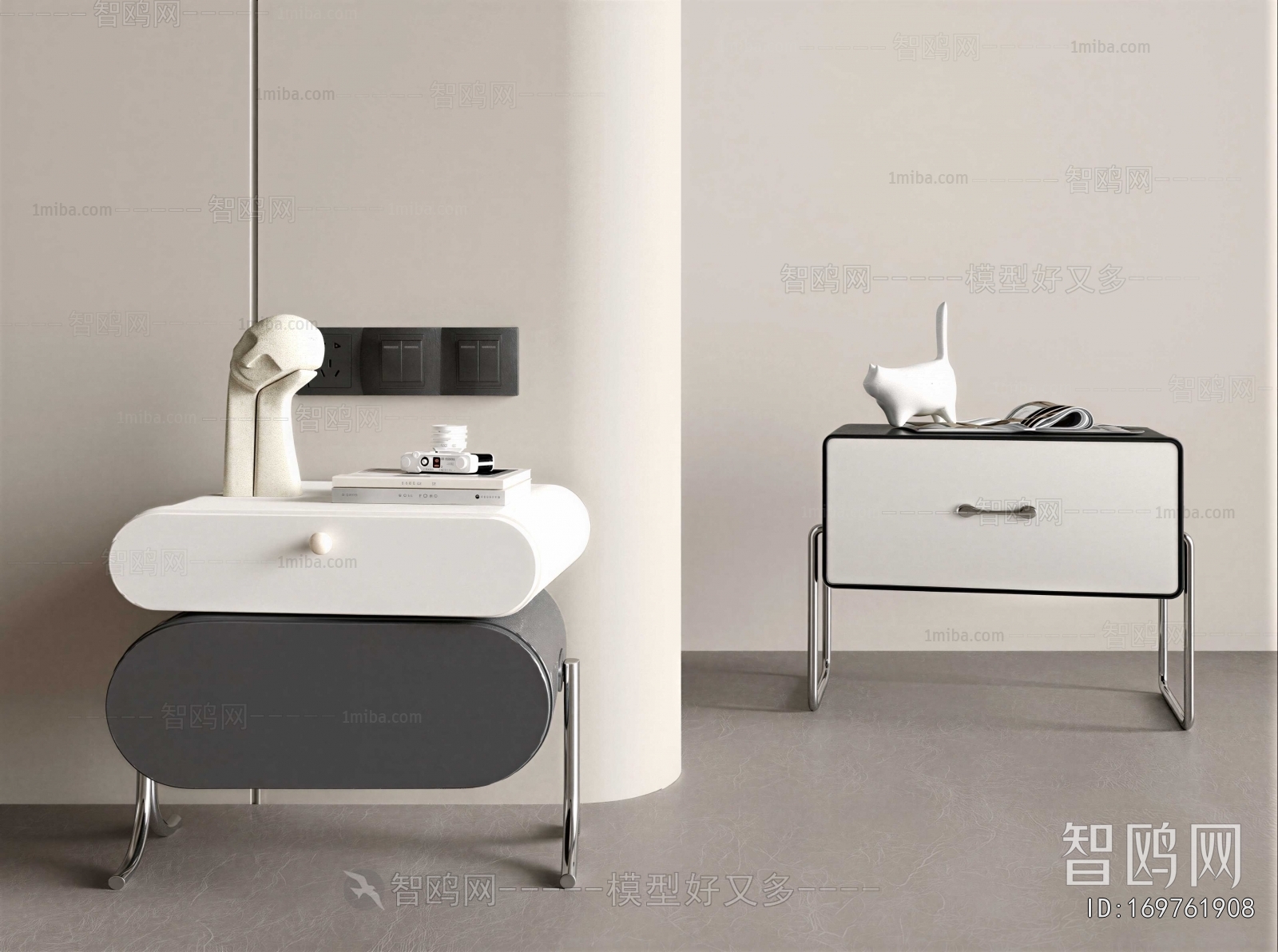 Modern Bedside Cupboard