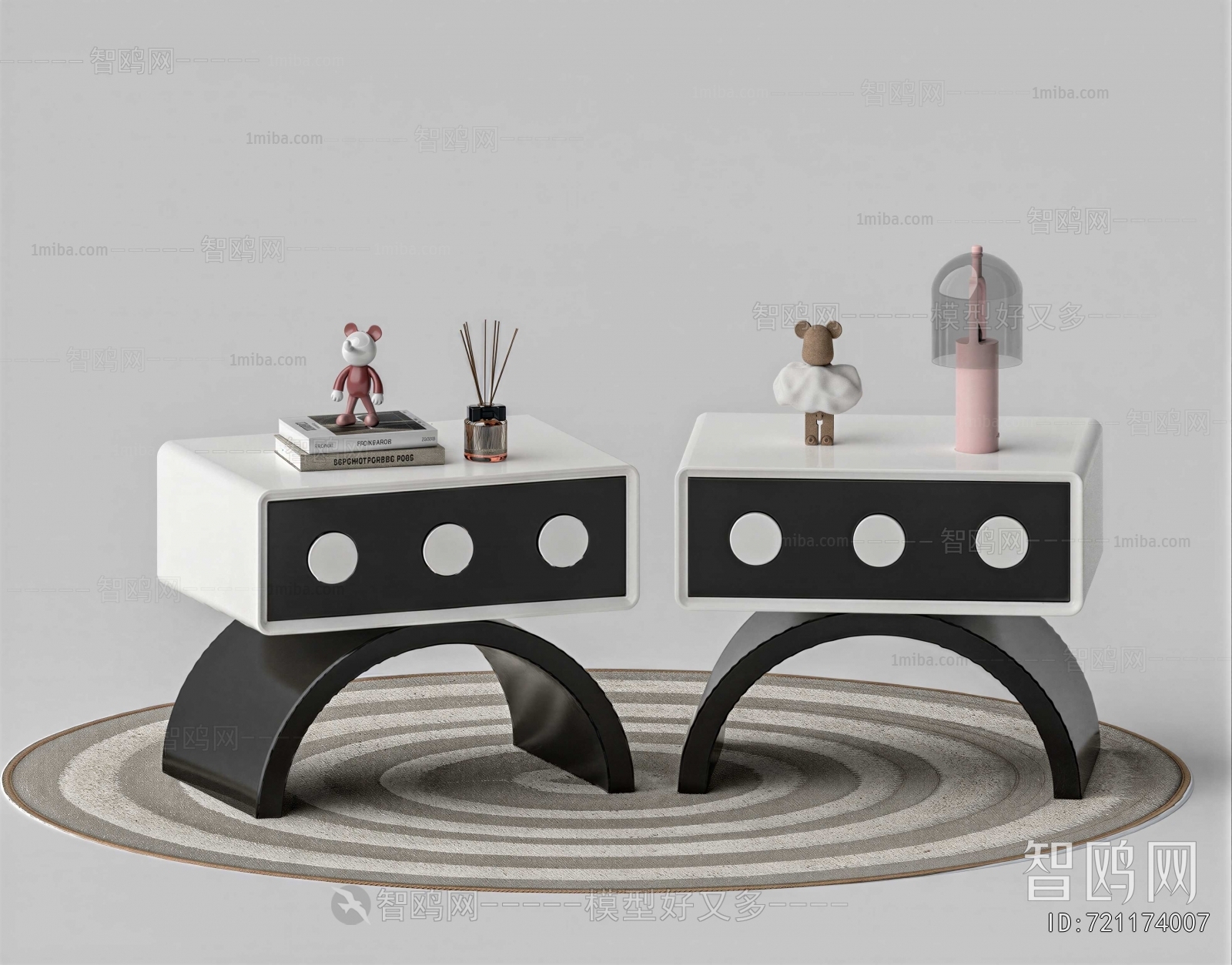 Modern Bedside Cupboard