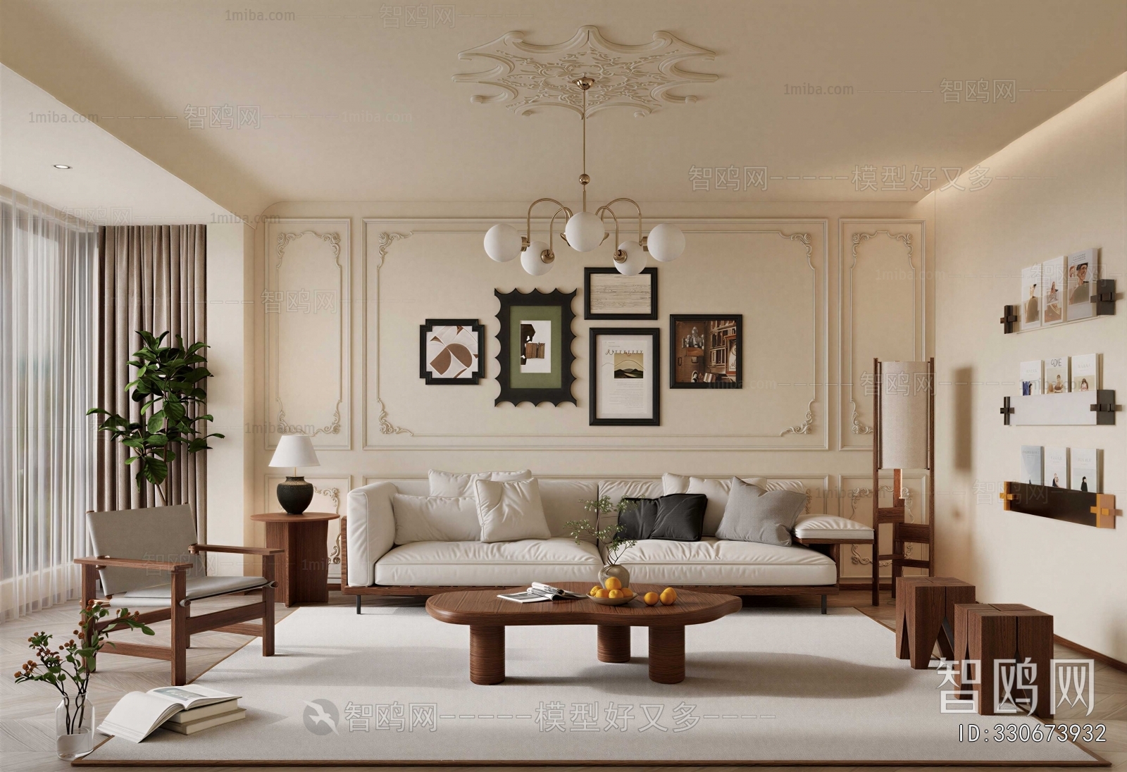 French Style A Living Room