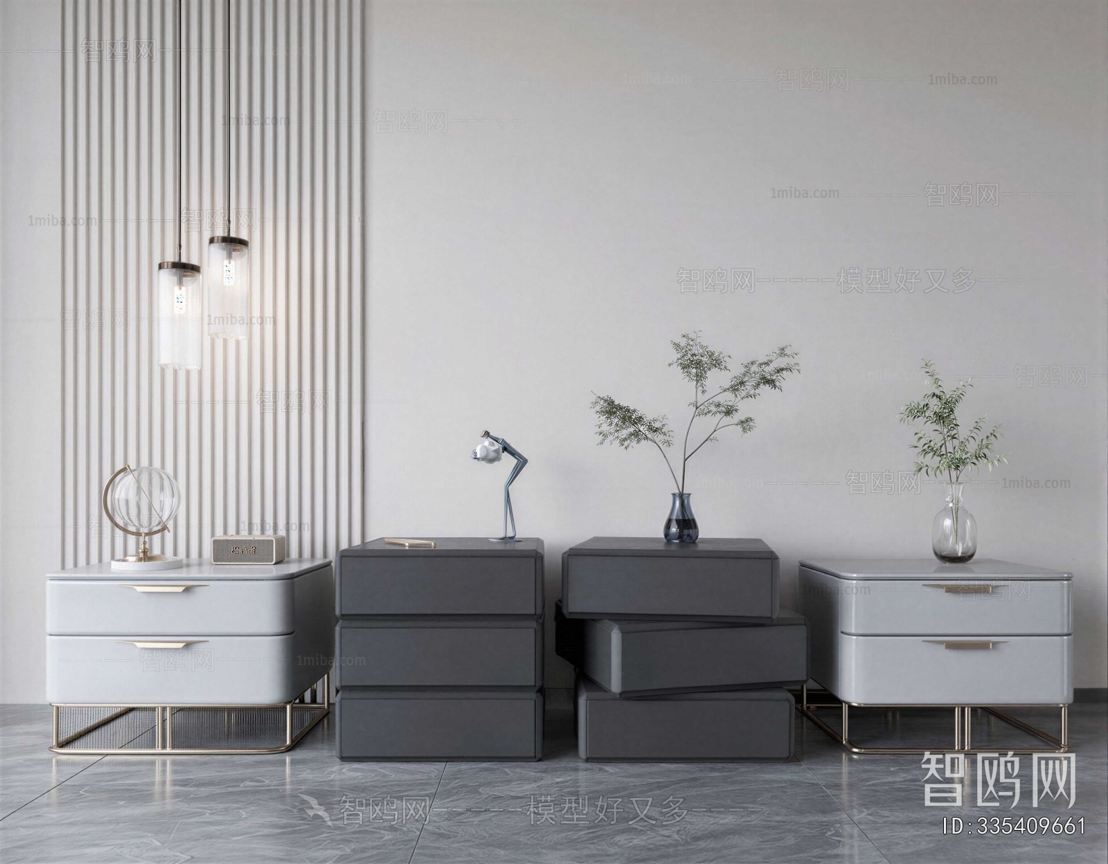 Modern Bedside Cupboard