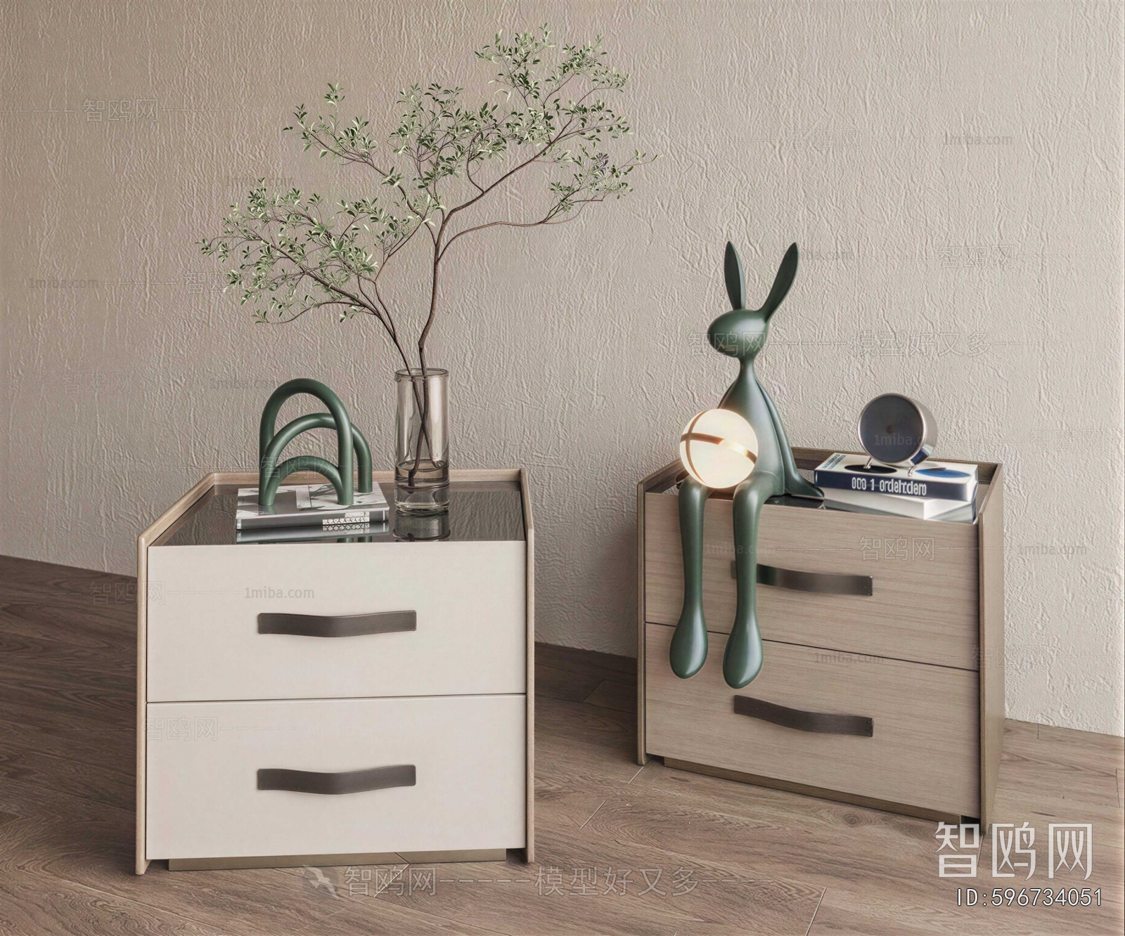 Modern Bedside Cupboard