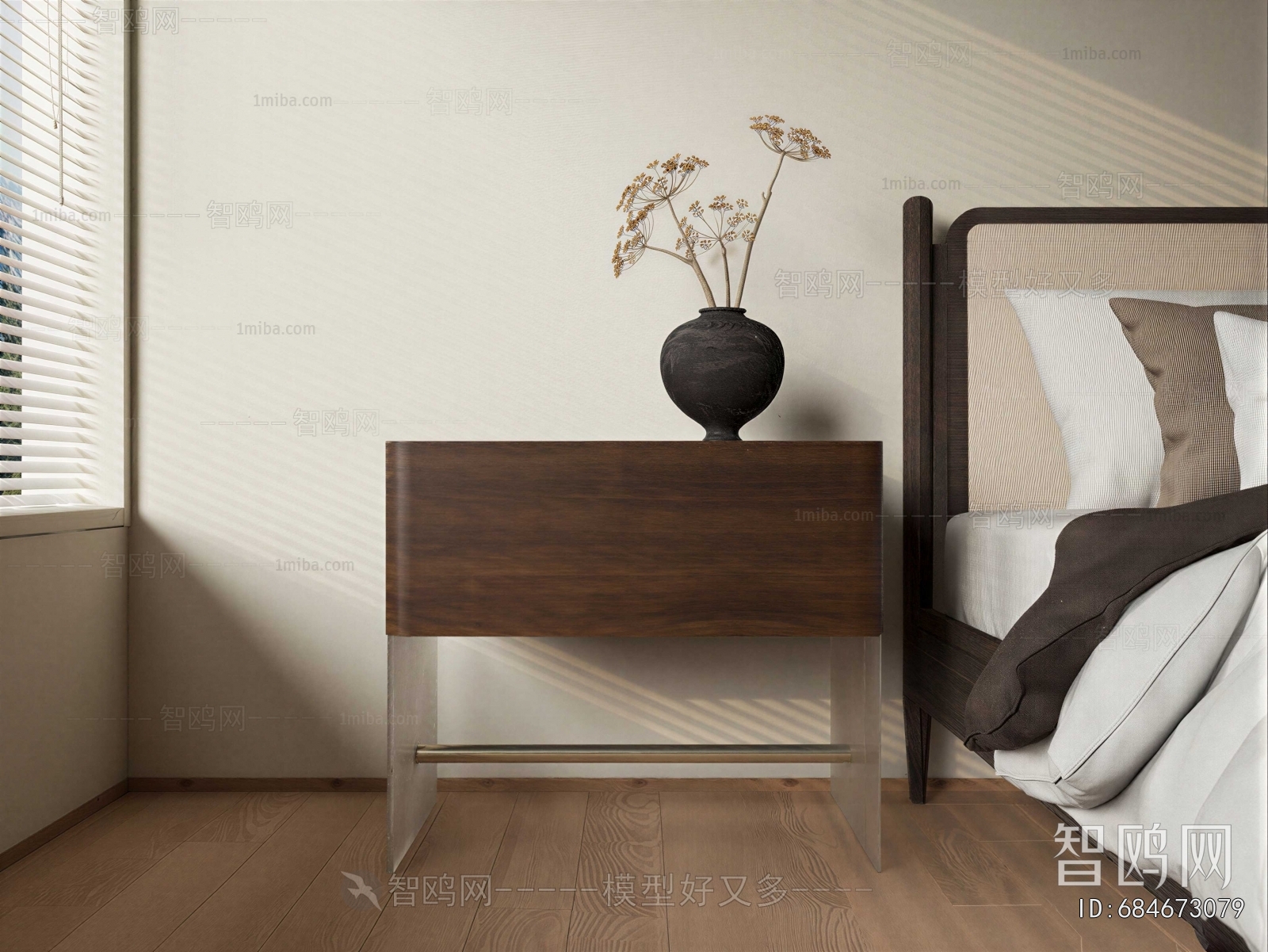 Modern Bedside Cupboard