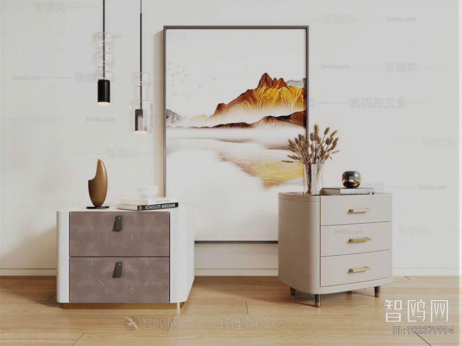 Modern Bedside Cupboard