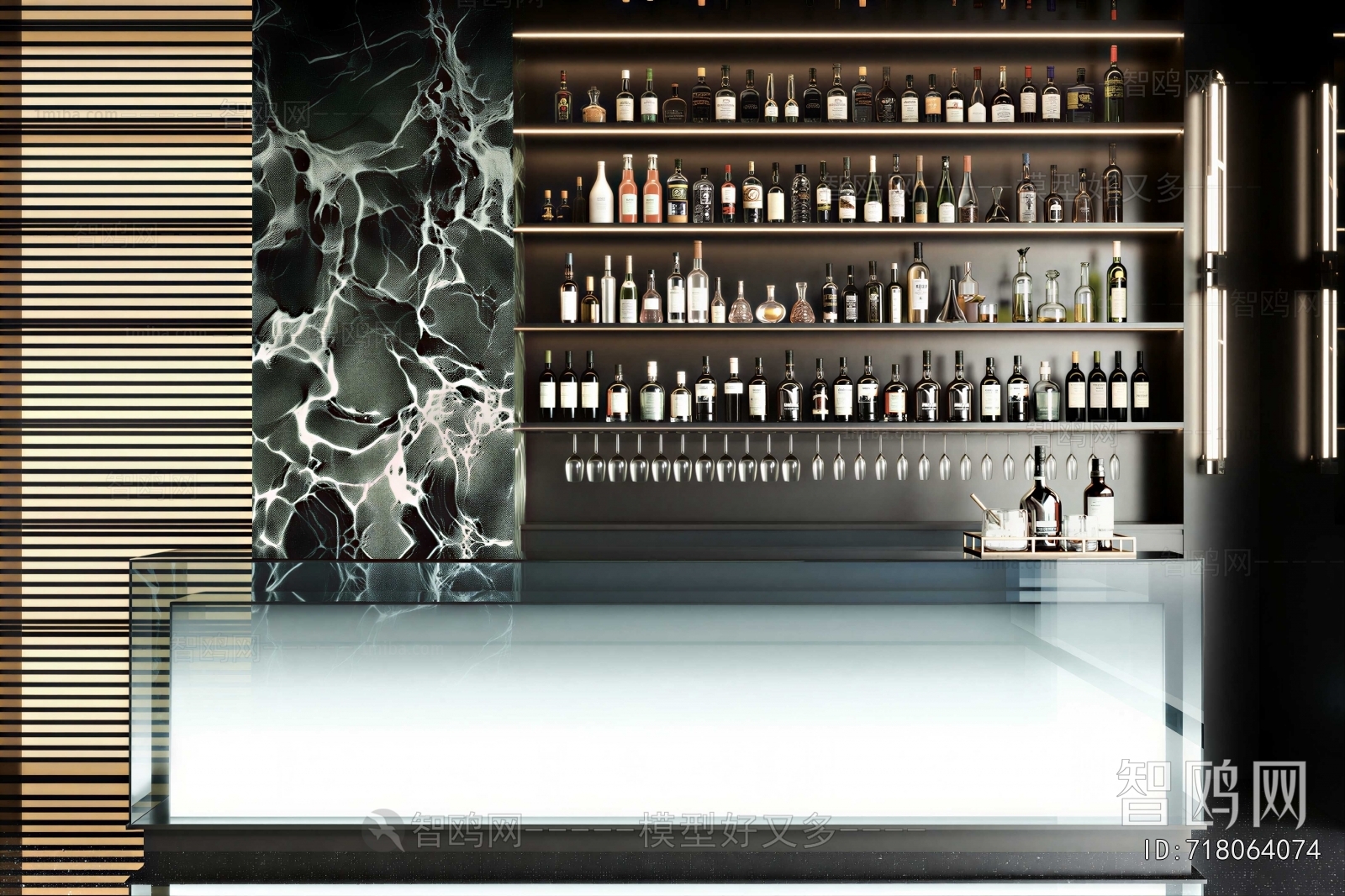 Modern Counter Bar