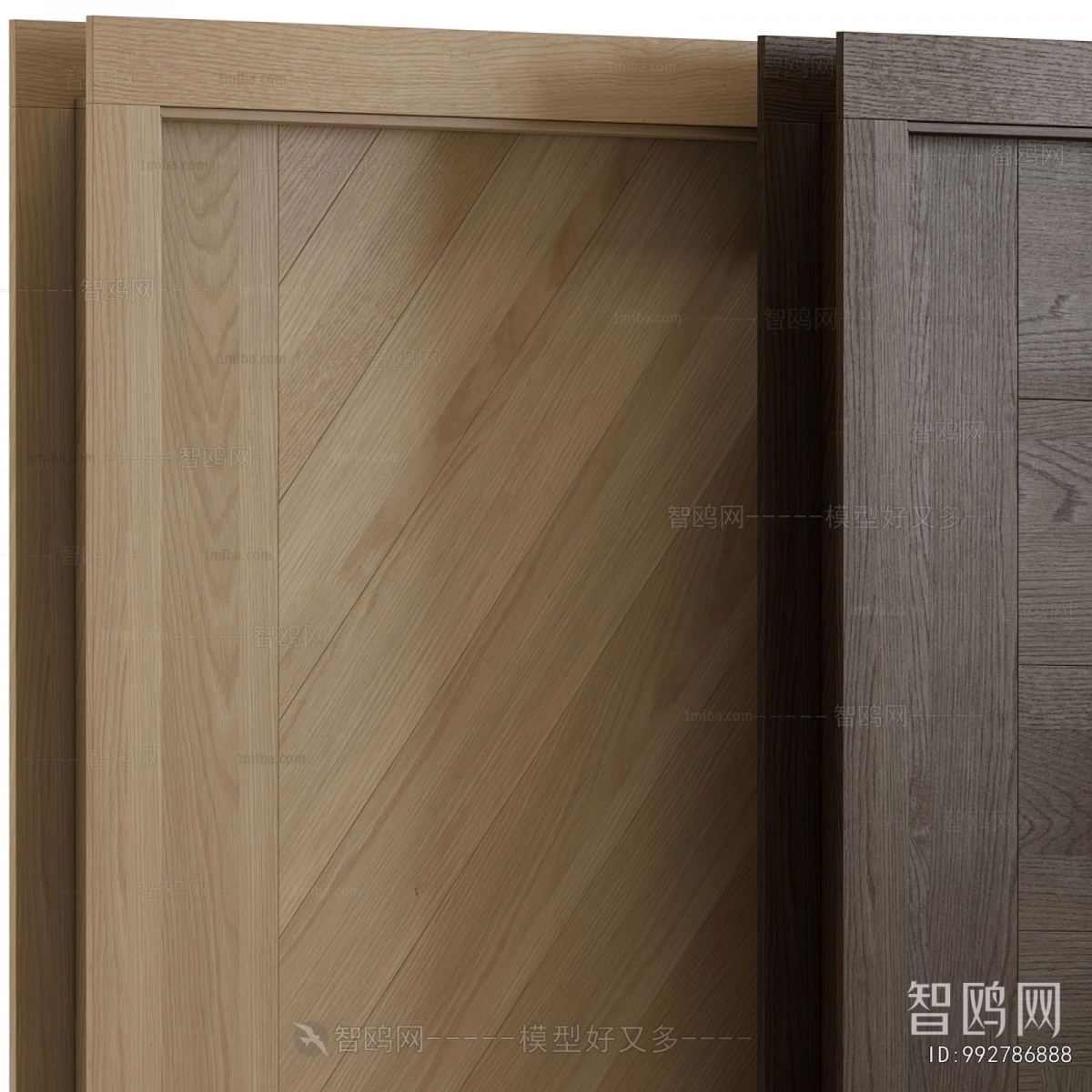 Nordic Style Single Door