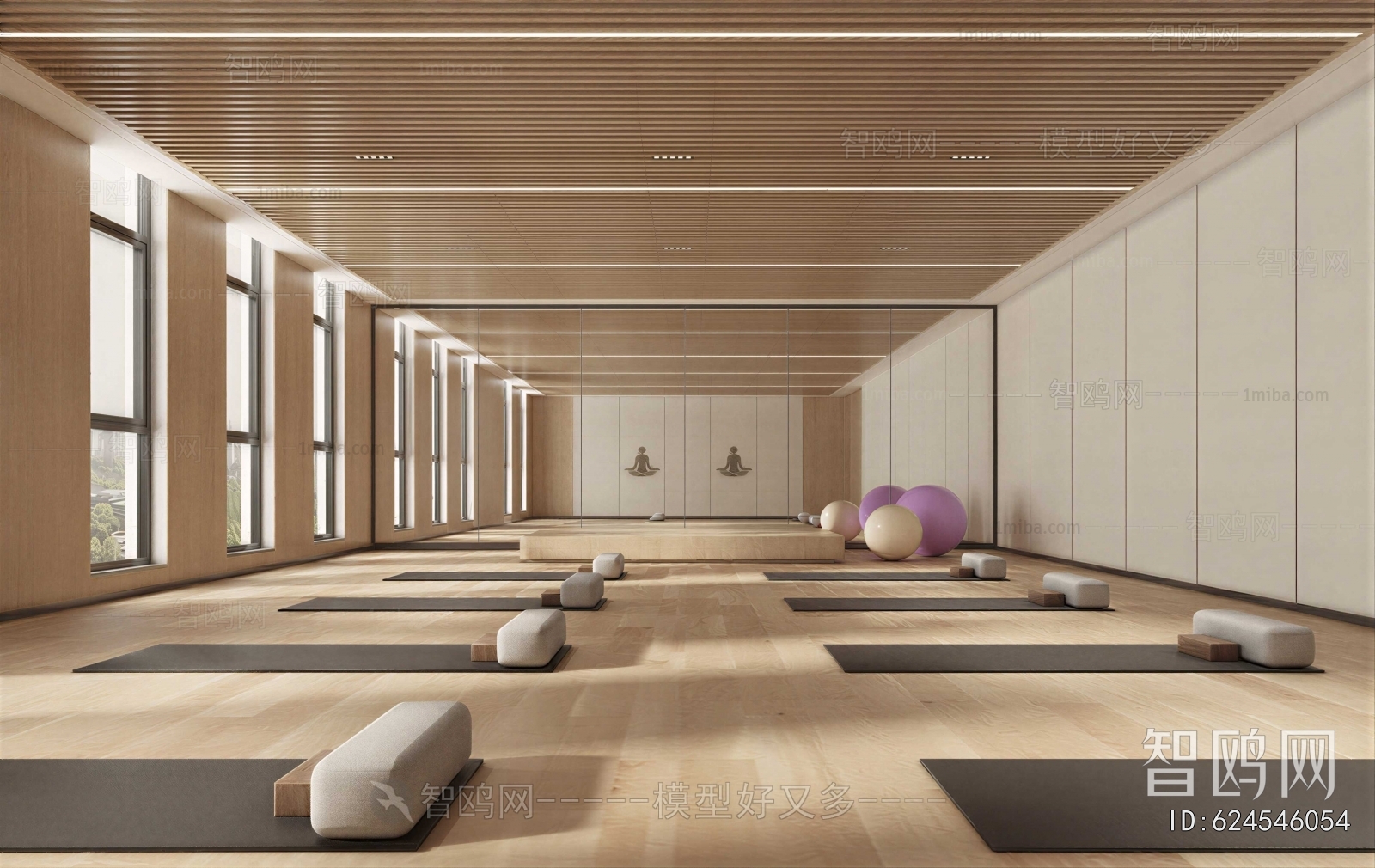 Modern Yoga Room