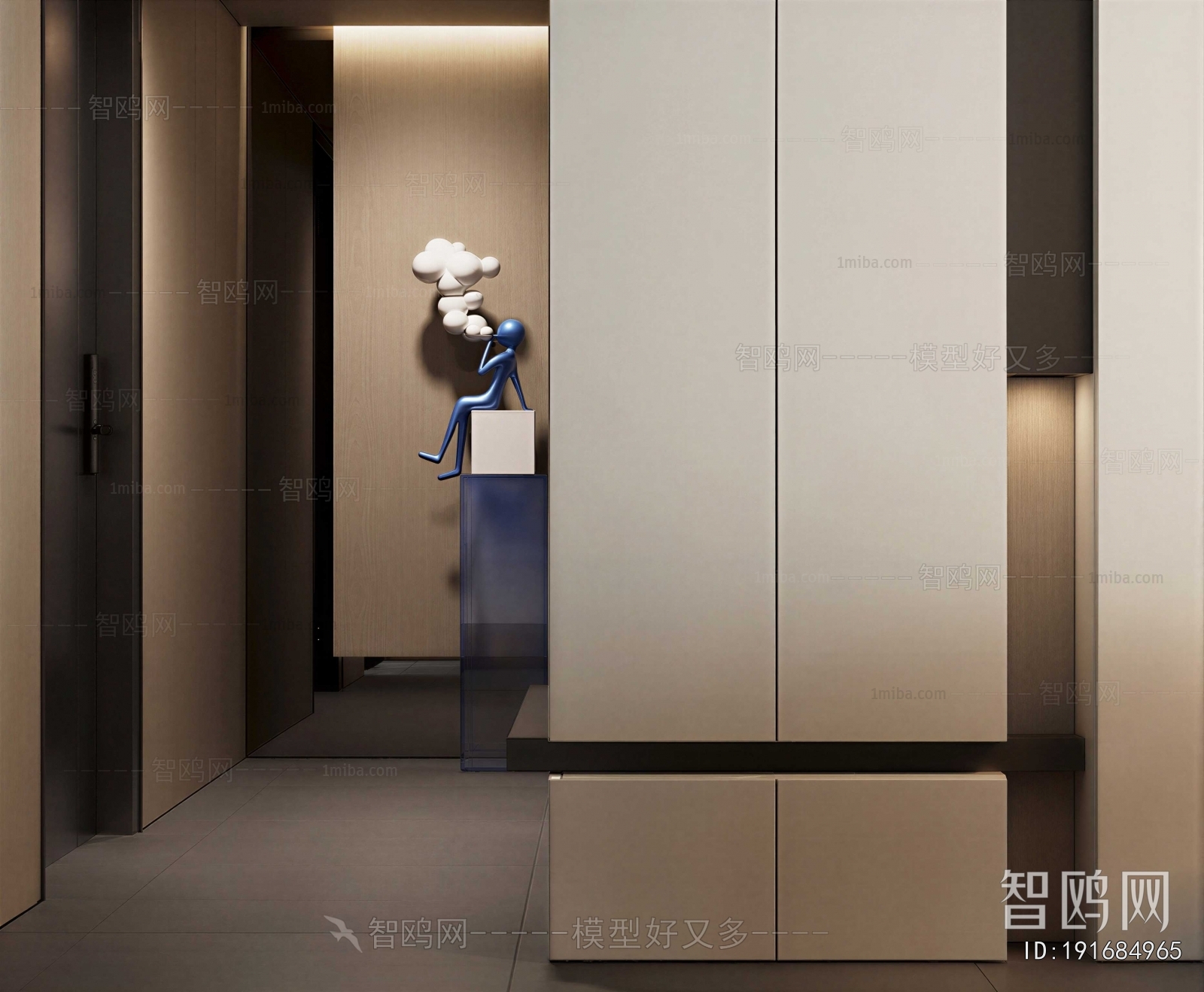 Modern Entrance Cabinet