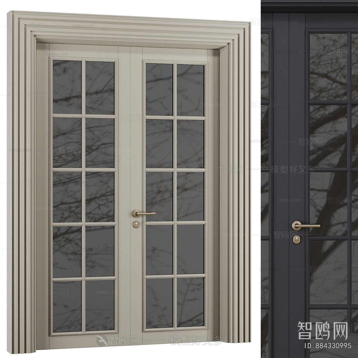 French Style Double Door