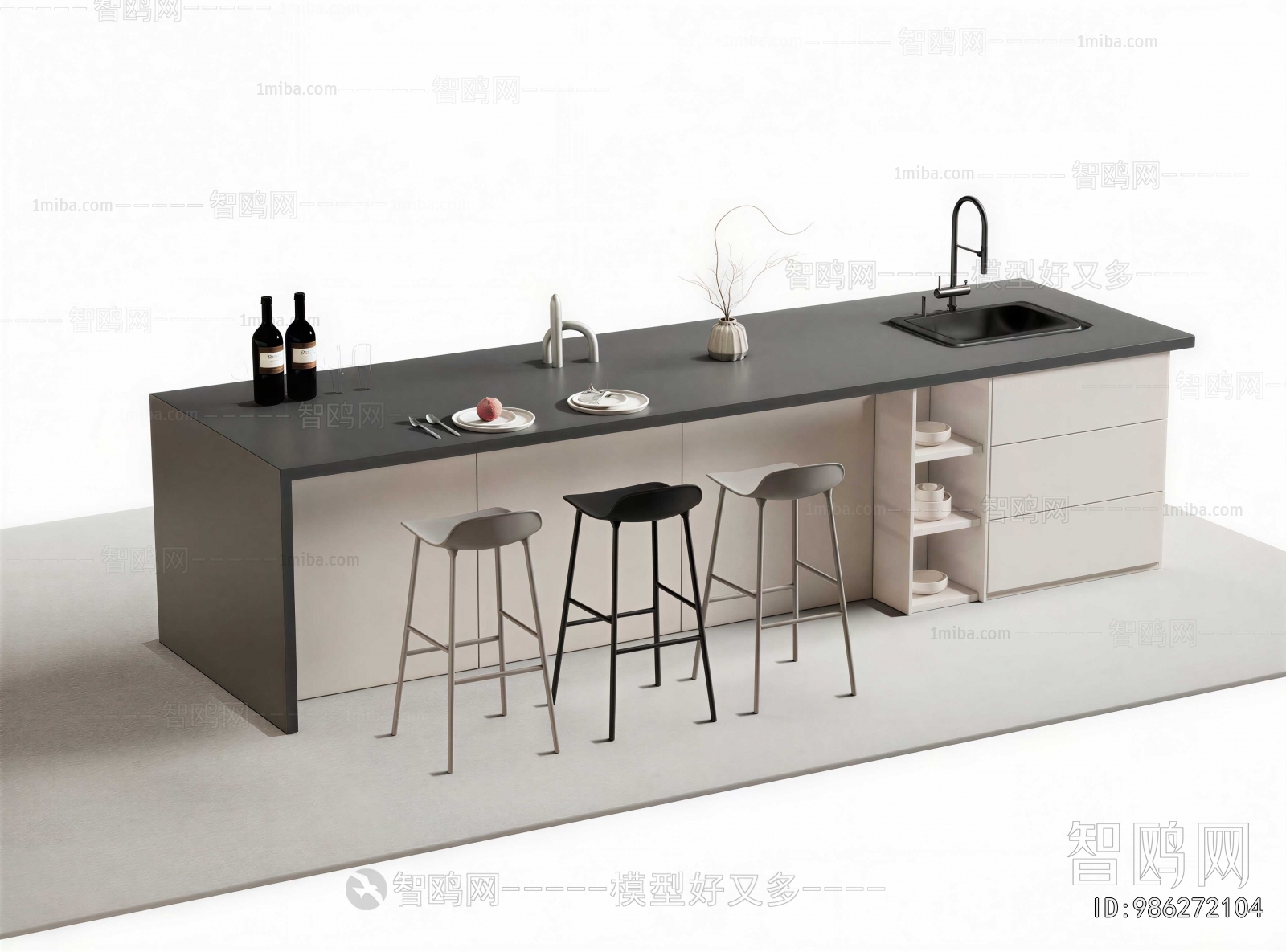 Modern Counter Bar