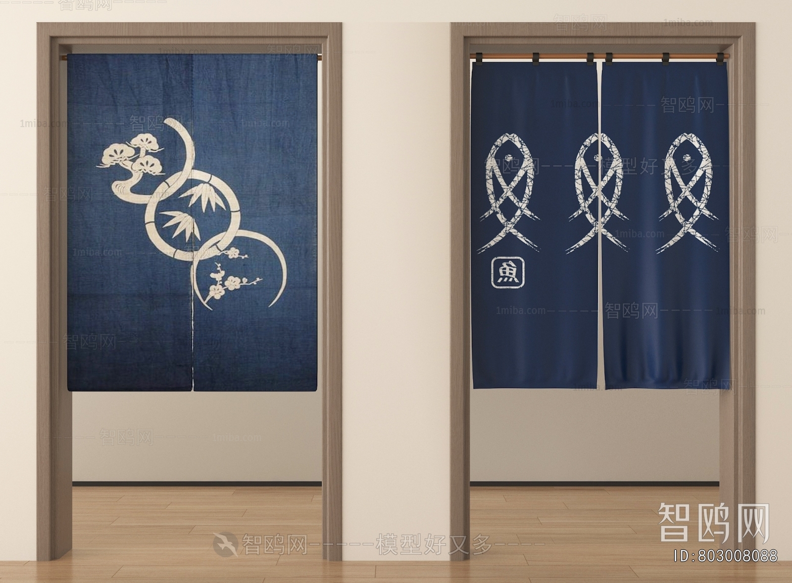 Japanese Style Door Curtain