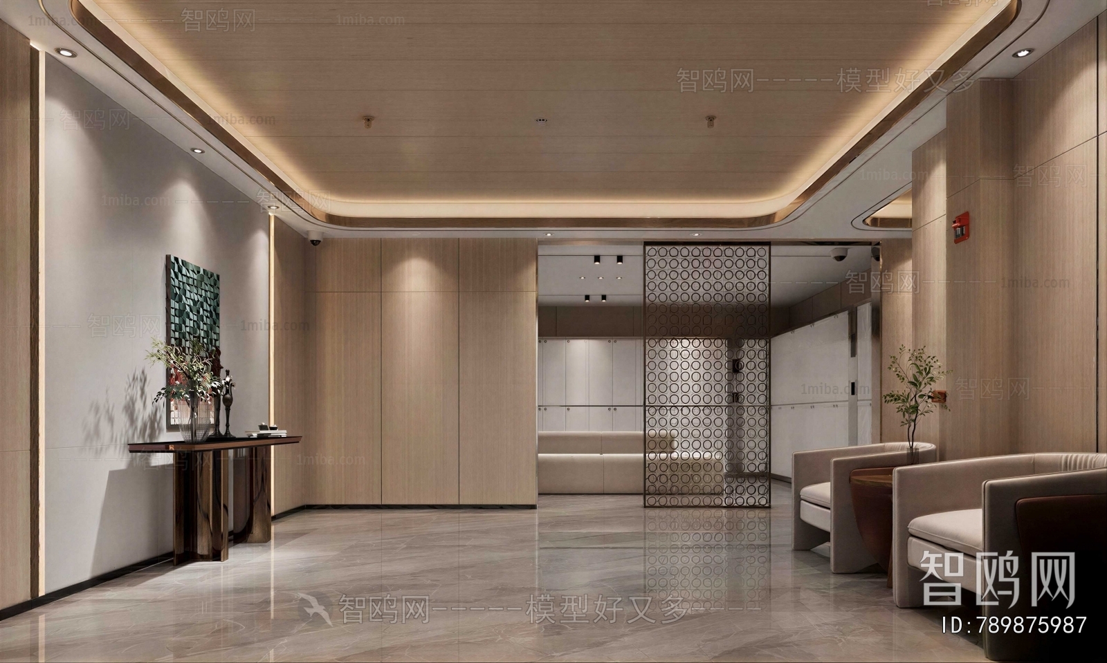 Modern Elevator Hall