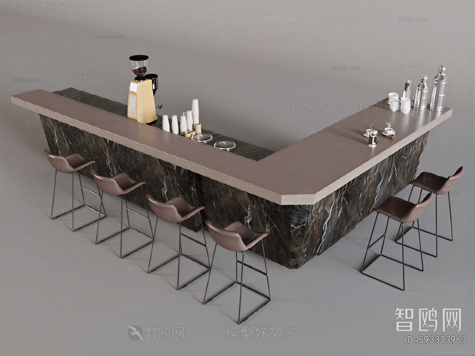 Modern Counter Bar