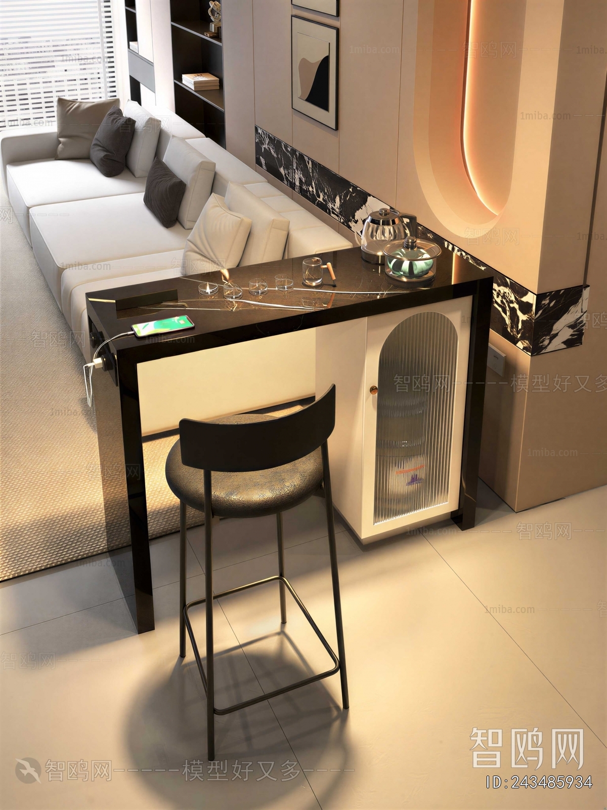 Modern Counter Bar