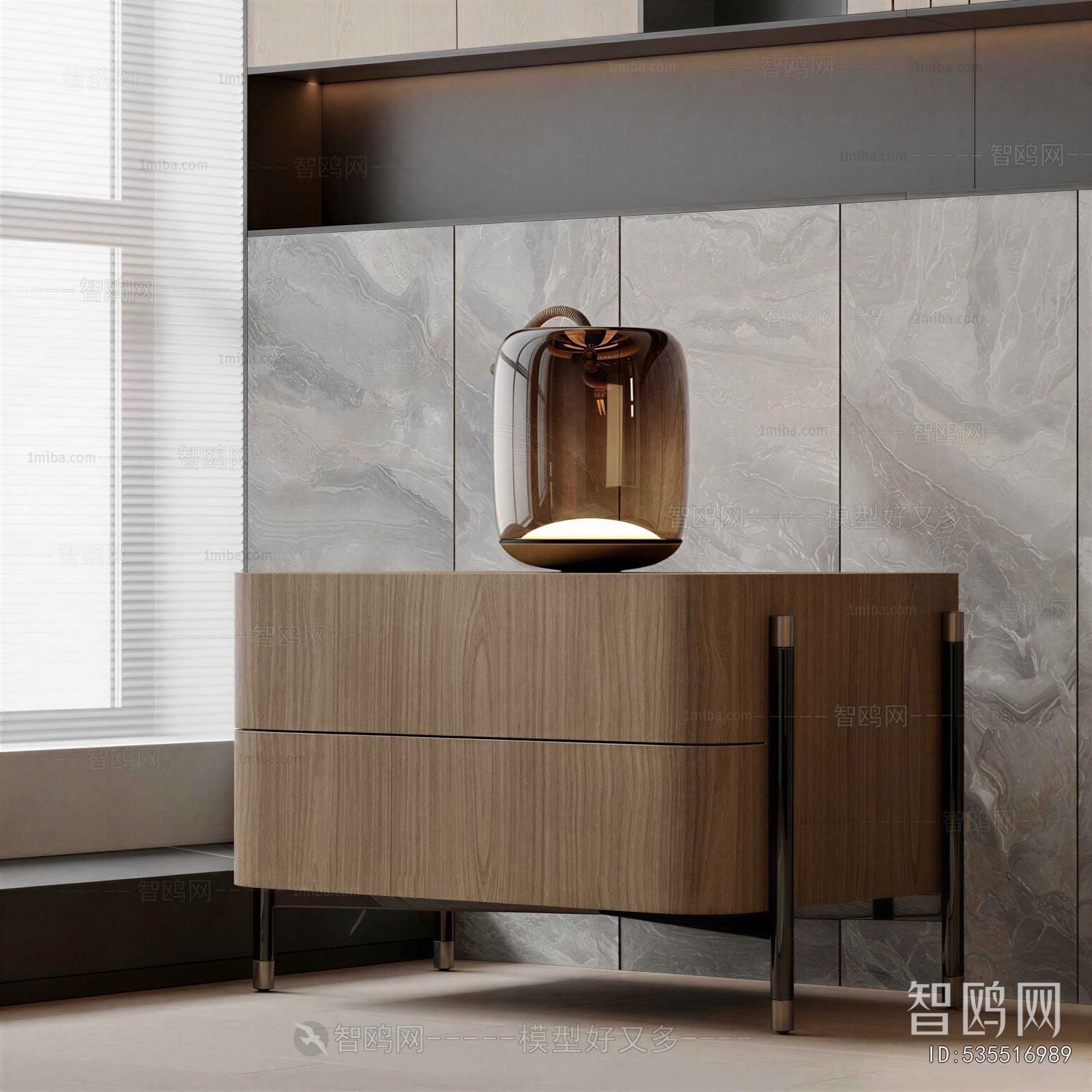 Modern Bedside Cupboard