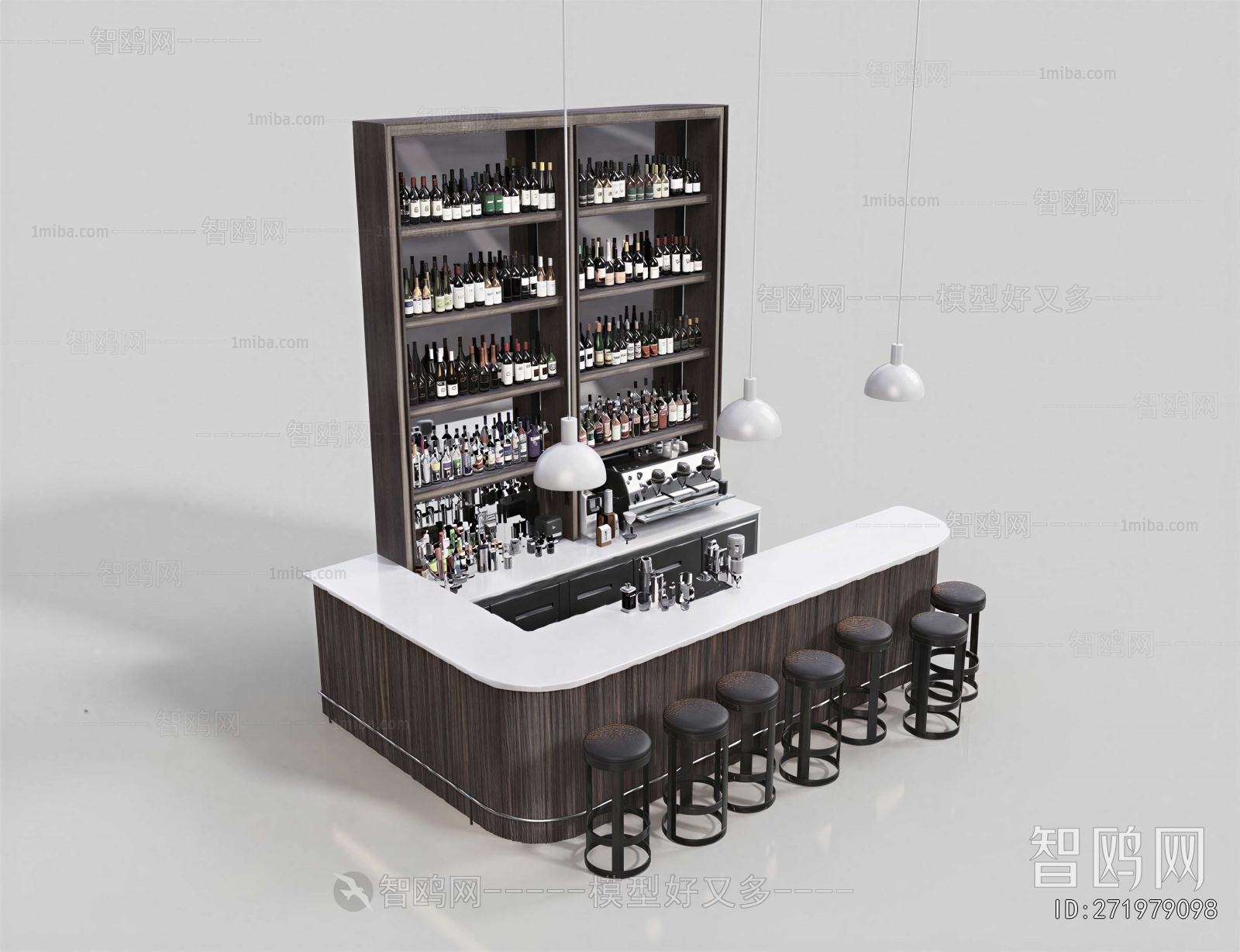 Modern Counter Bar