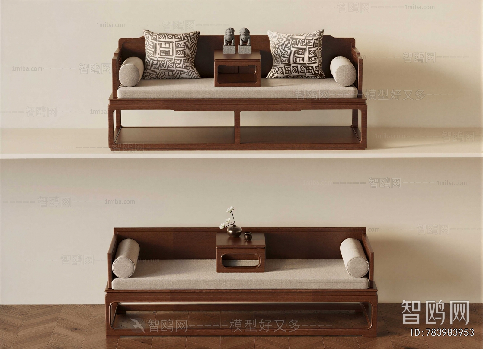 New Chinese Style Arhat Bed