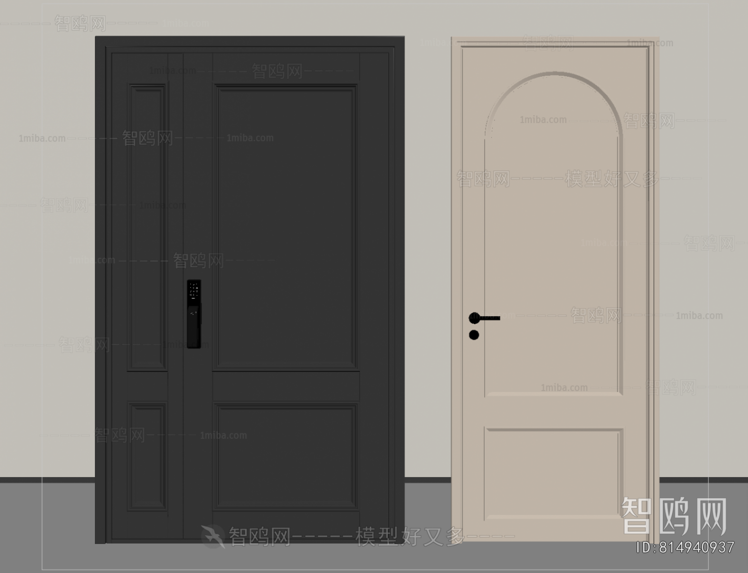 French Style Single Door