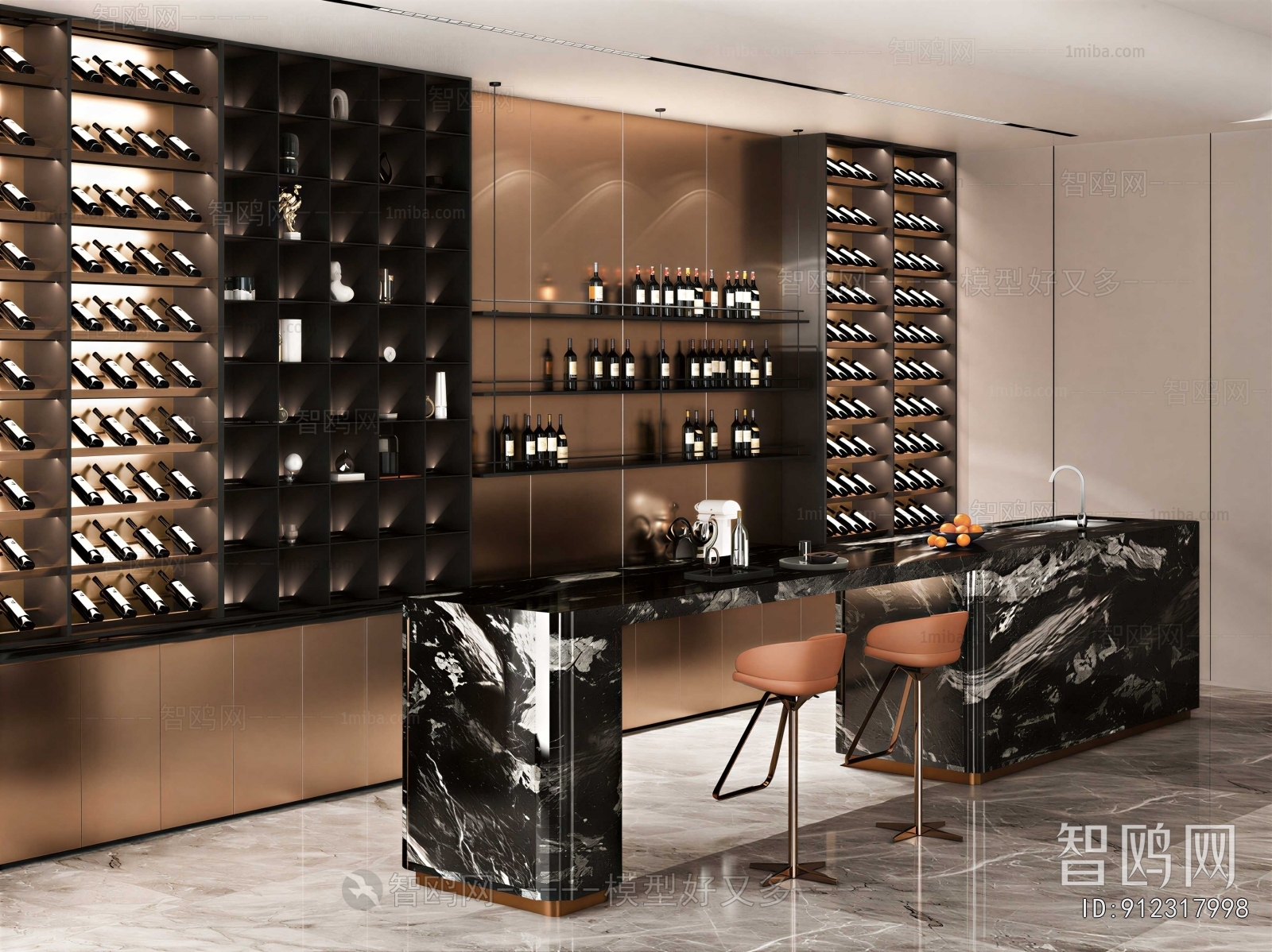 Modern Wine Cellar/Wine Tasting Room
