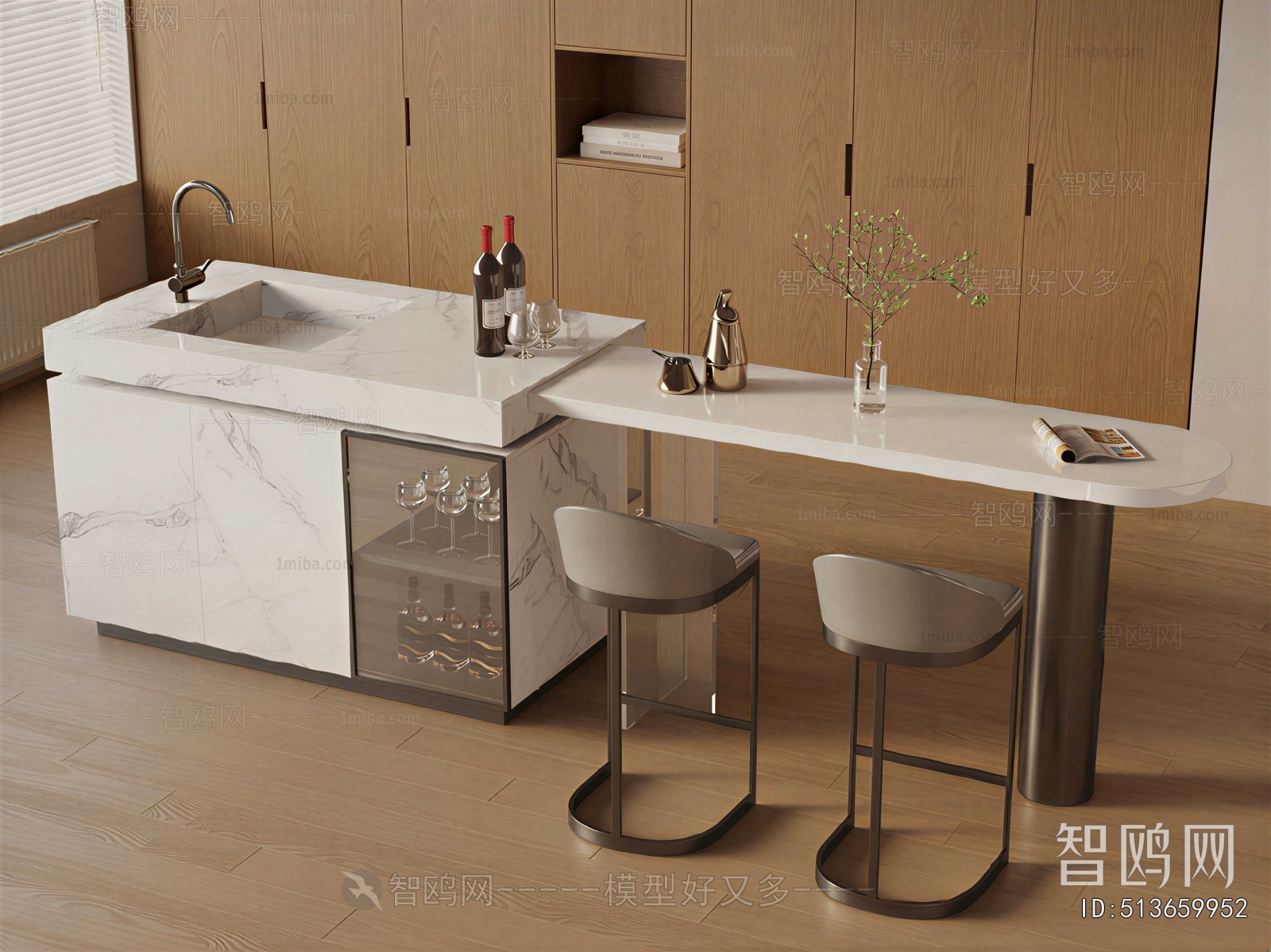 Modern Counter Bar
