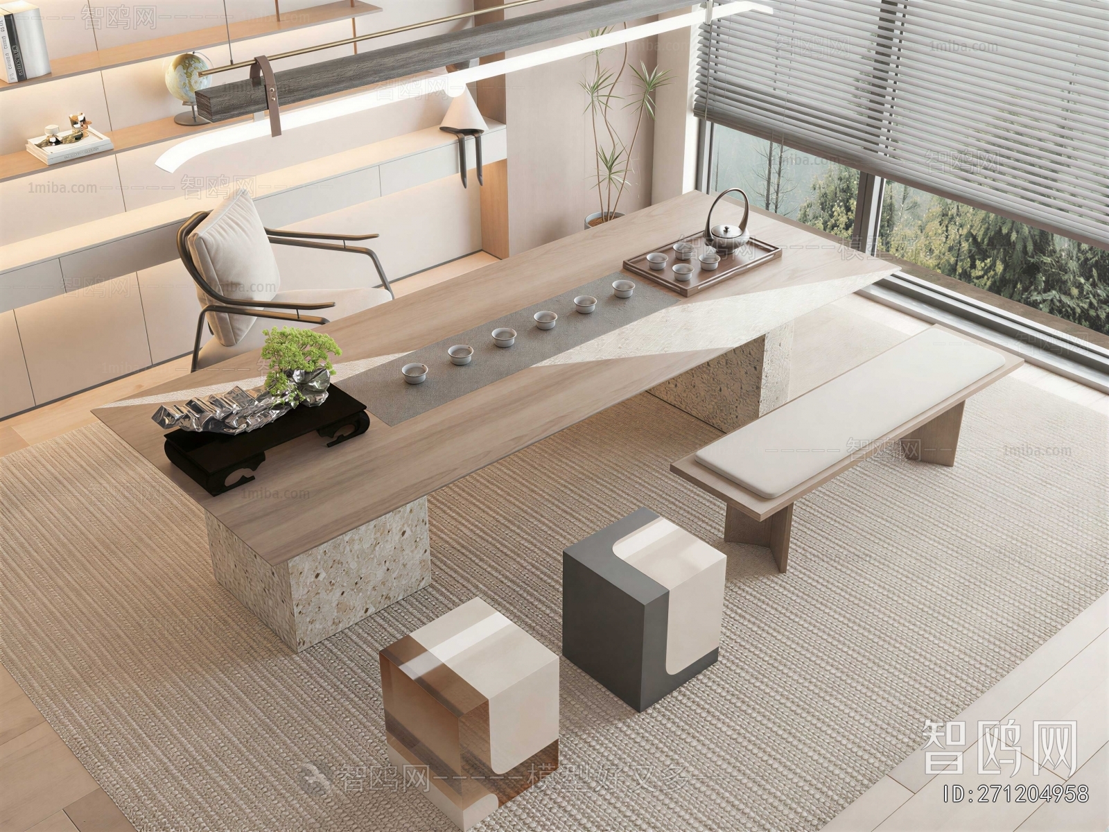 New Chinese Style Tea Tables And Chairs