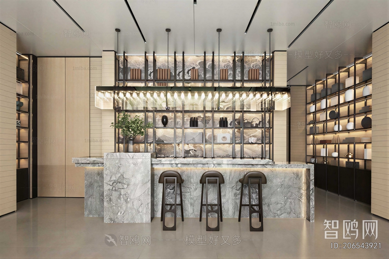 Modern Real Estate Sales Office