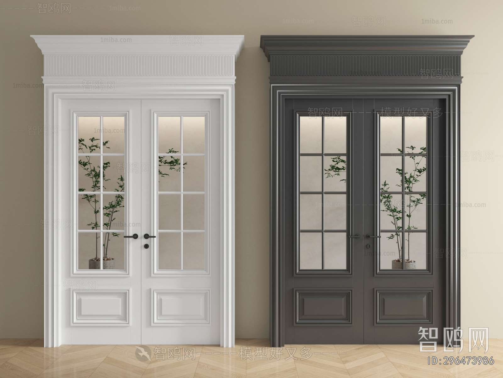 French Style Double Door