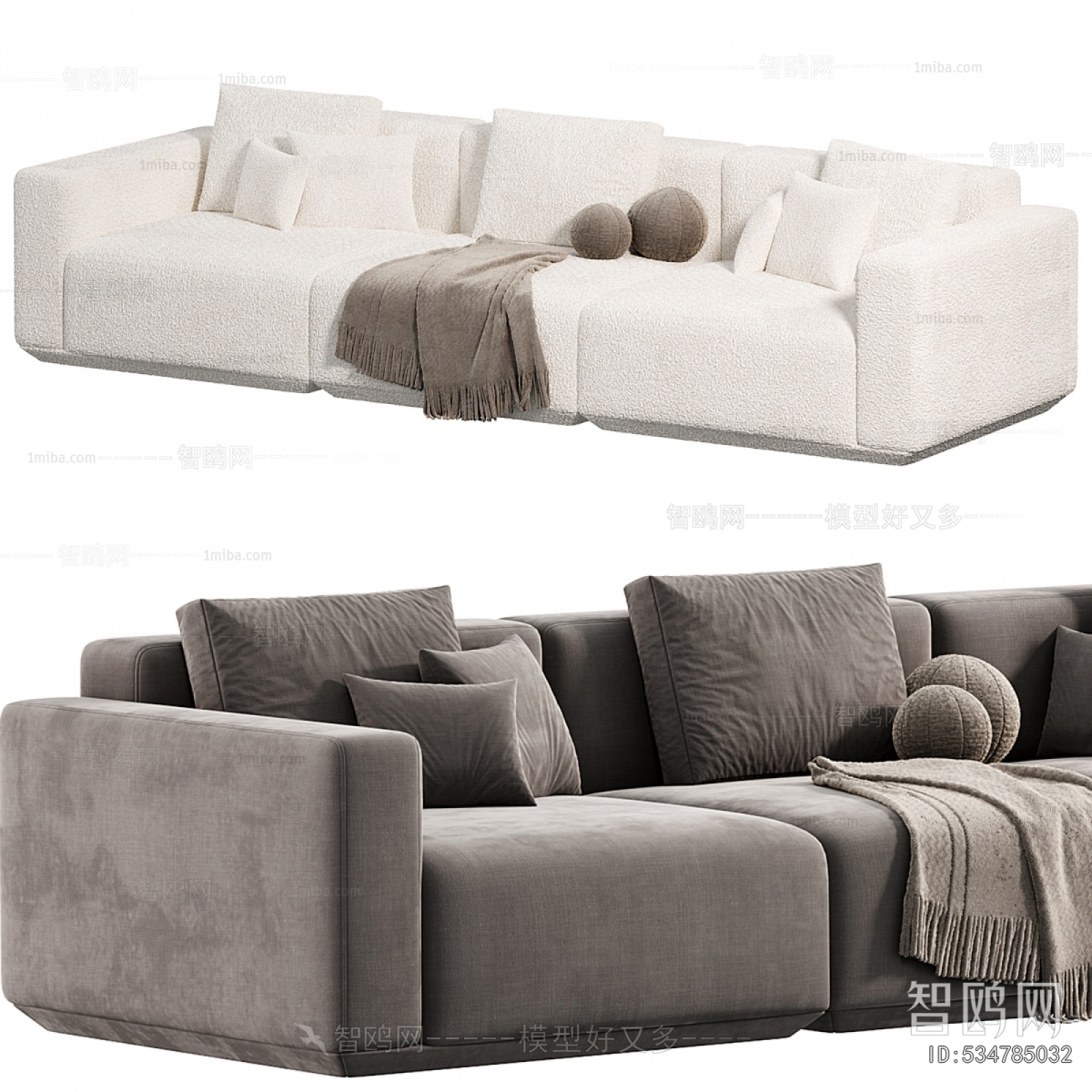 Modern Three-seat Sofa