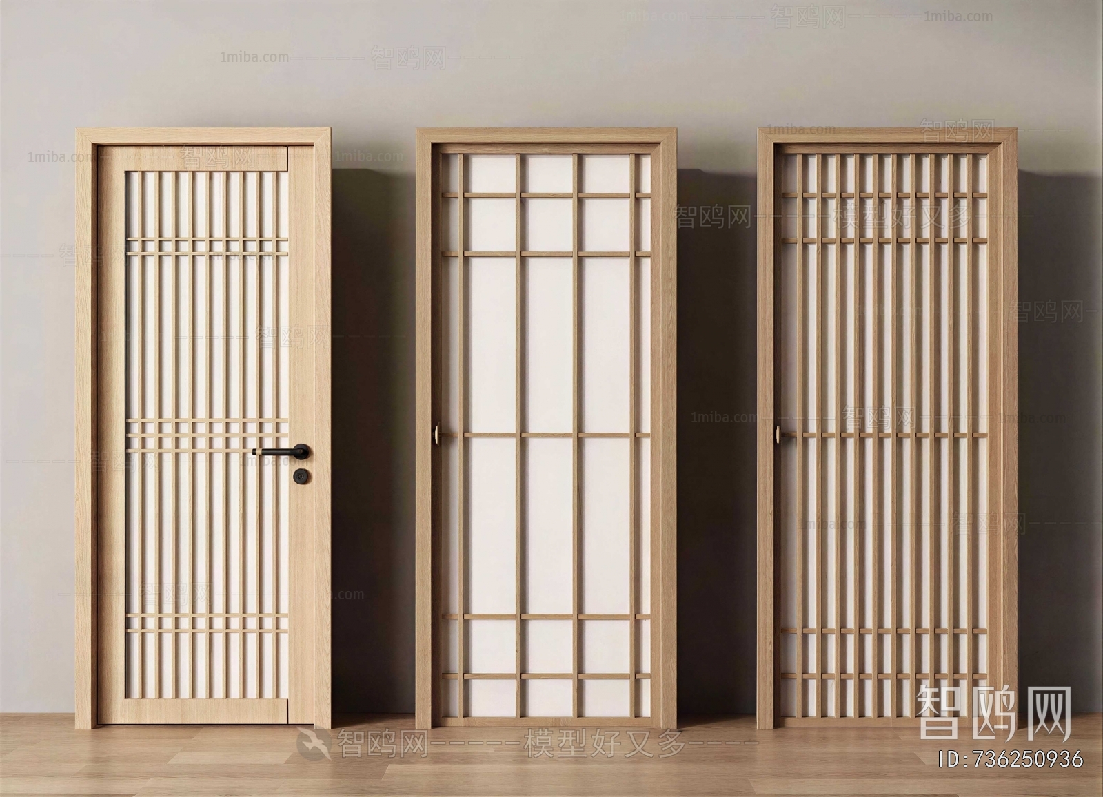Japanese Style Single Door