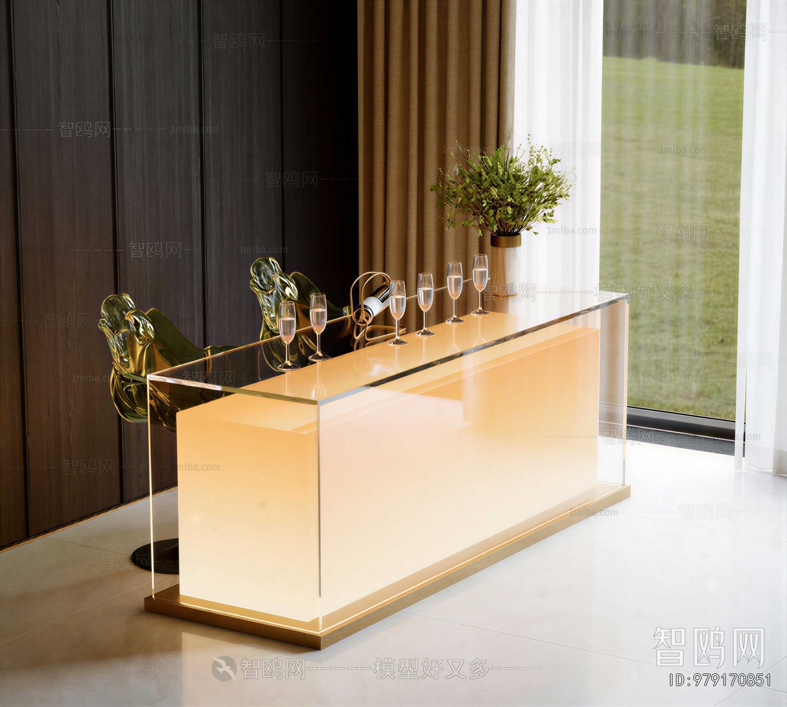 Modern Counter Bar