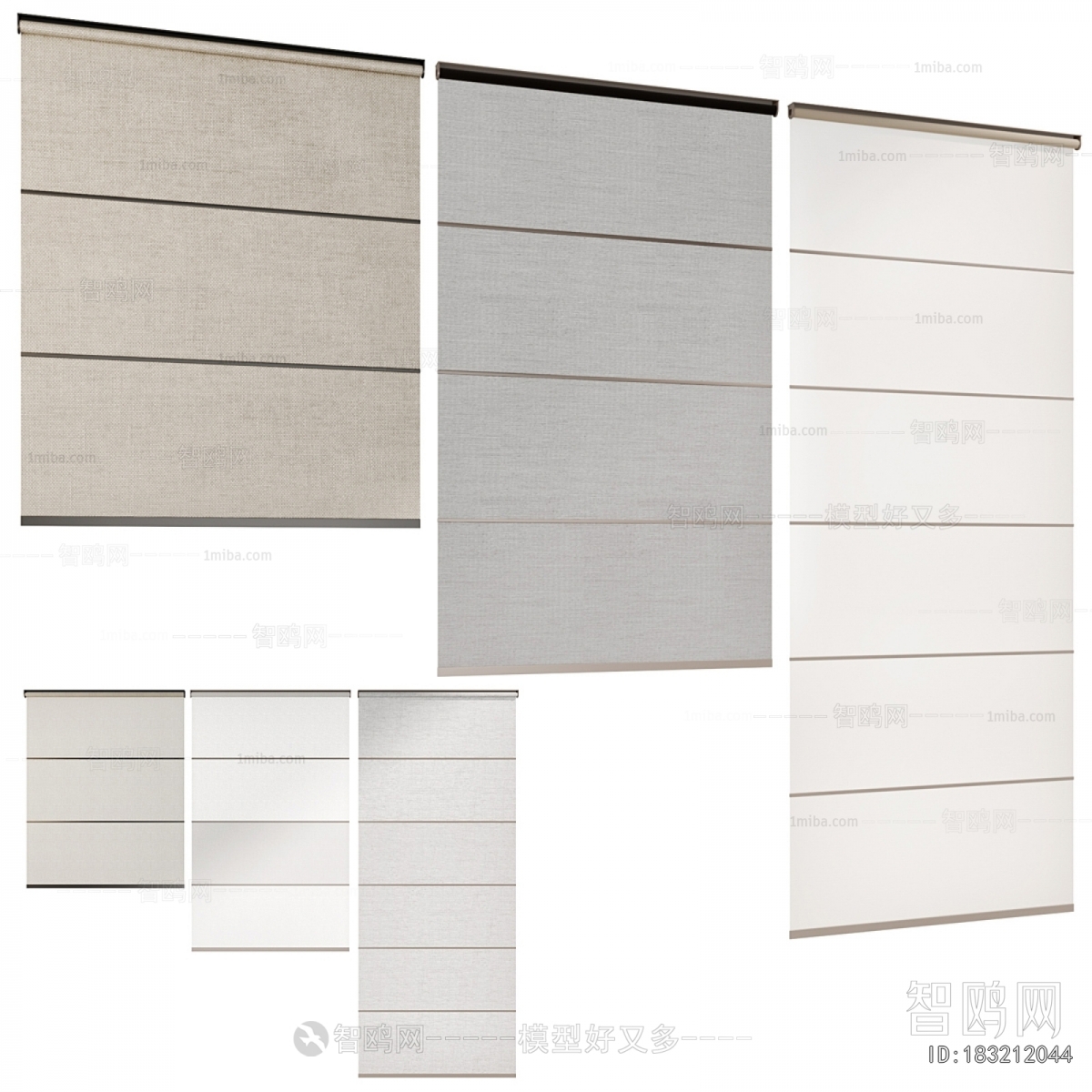 New Chinese Style Roman Curtain