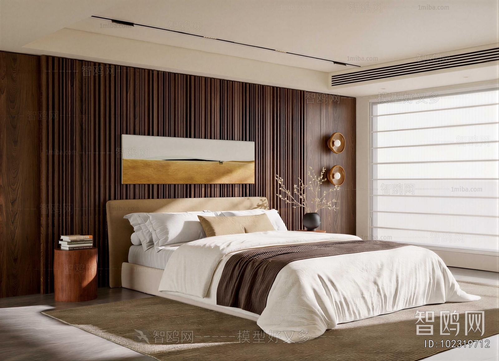 Wabi-sabi Style Bedroom