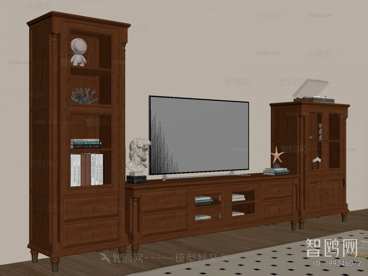 American Style TV Cabinet