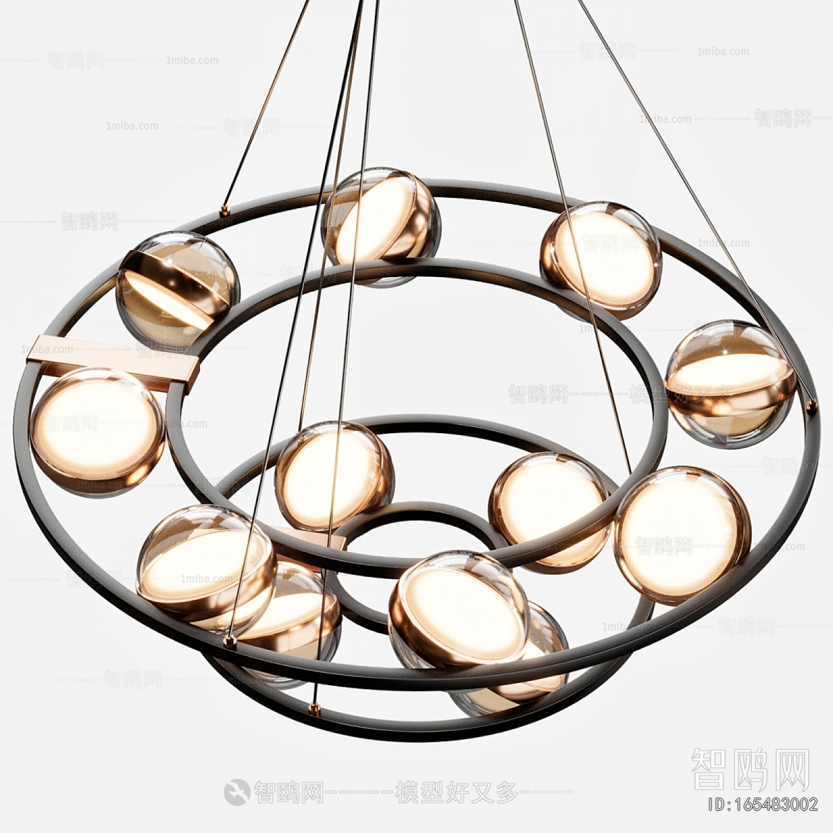 Modern Long Chandelier