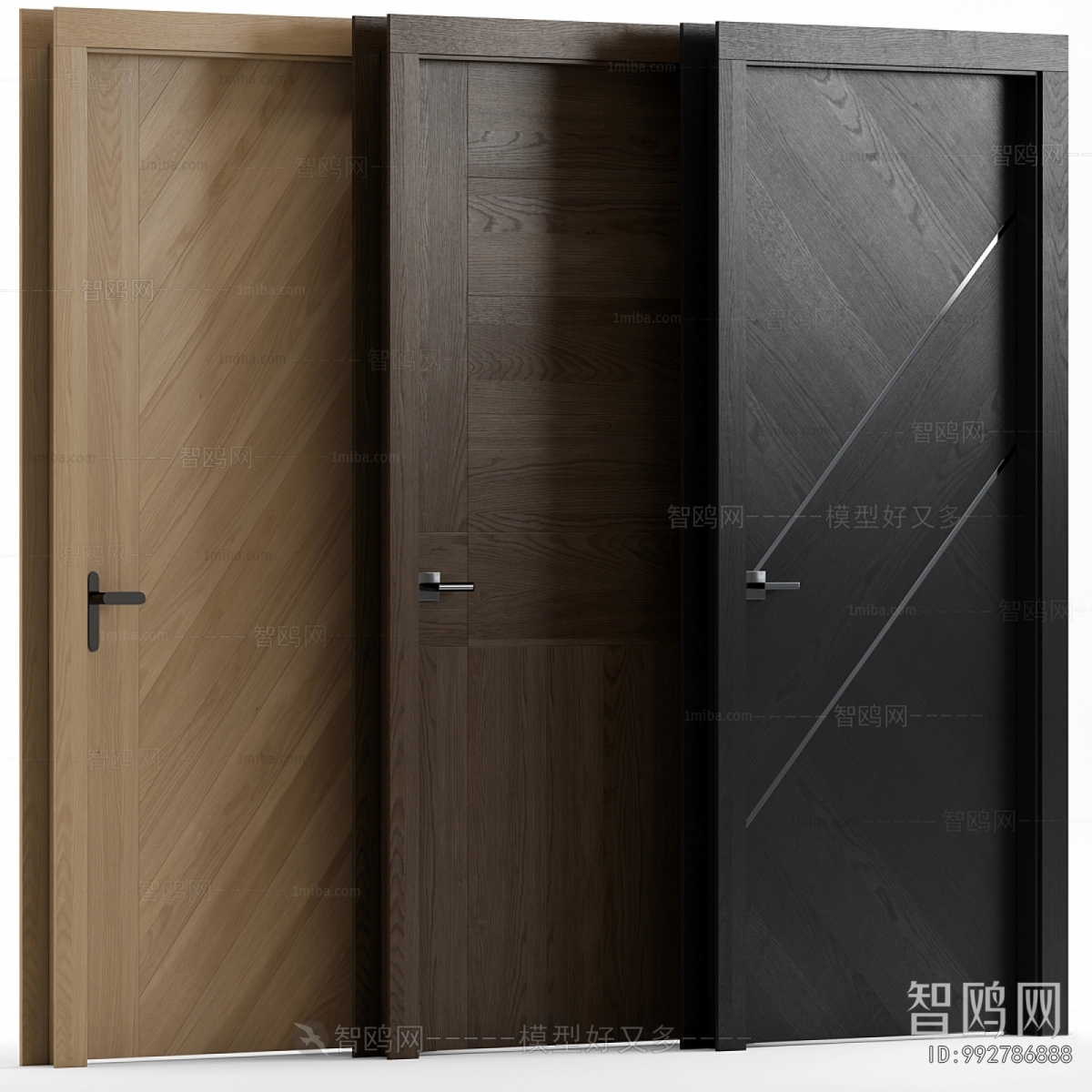 Nordic Style Single Door