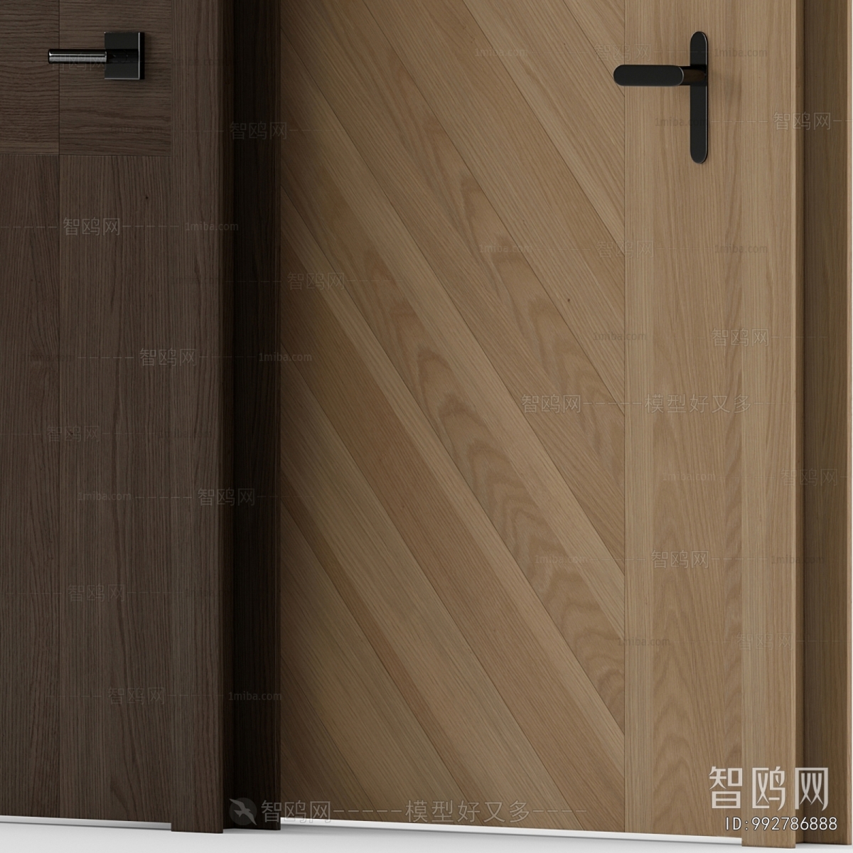 Nordic Style Single Door