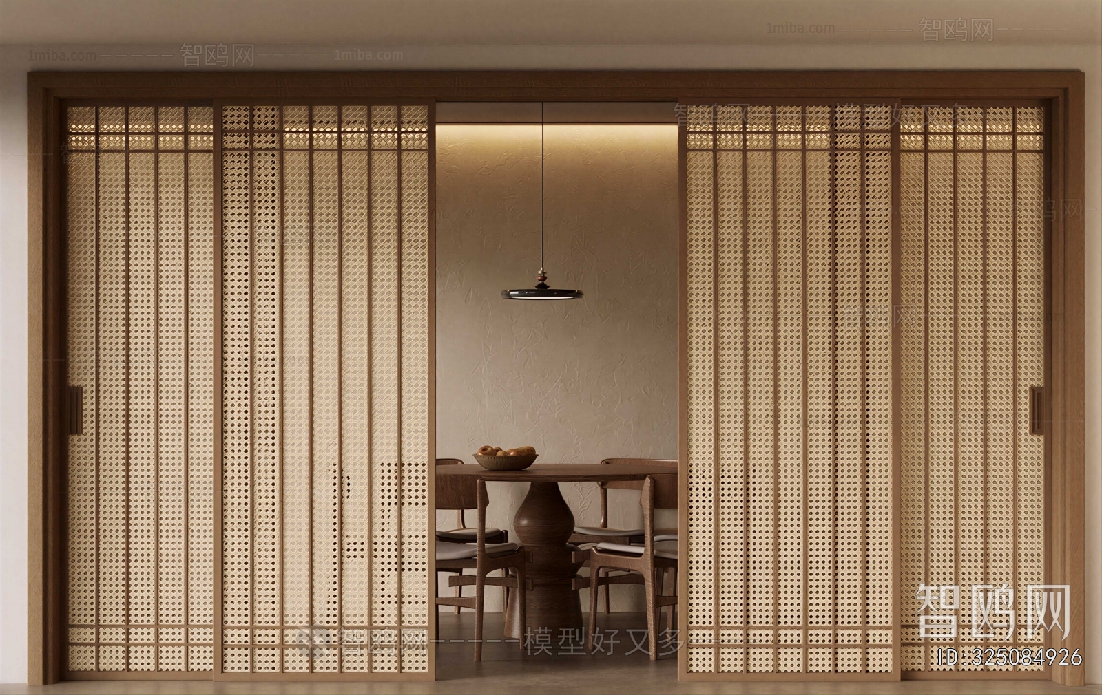 New Chinese Style Sliding Door