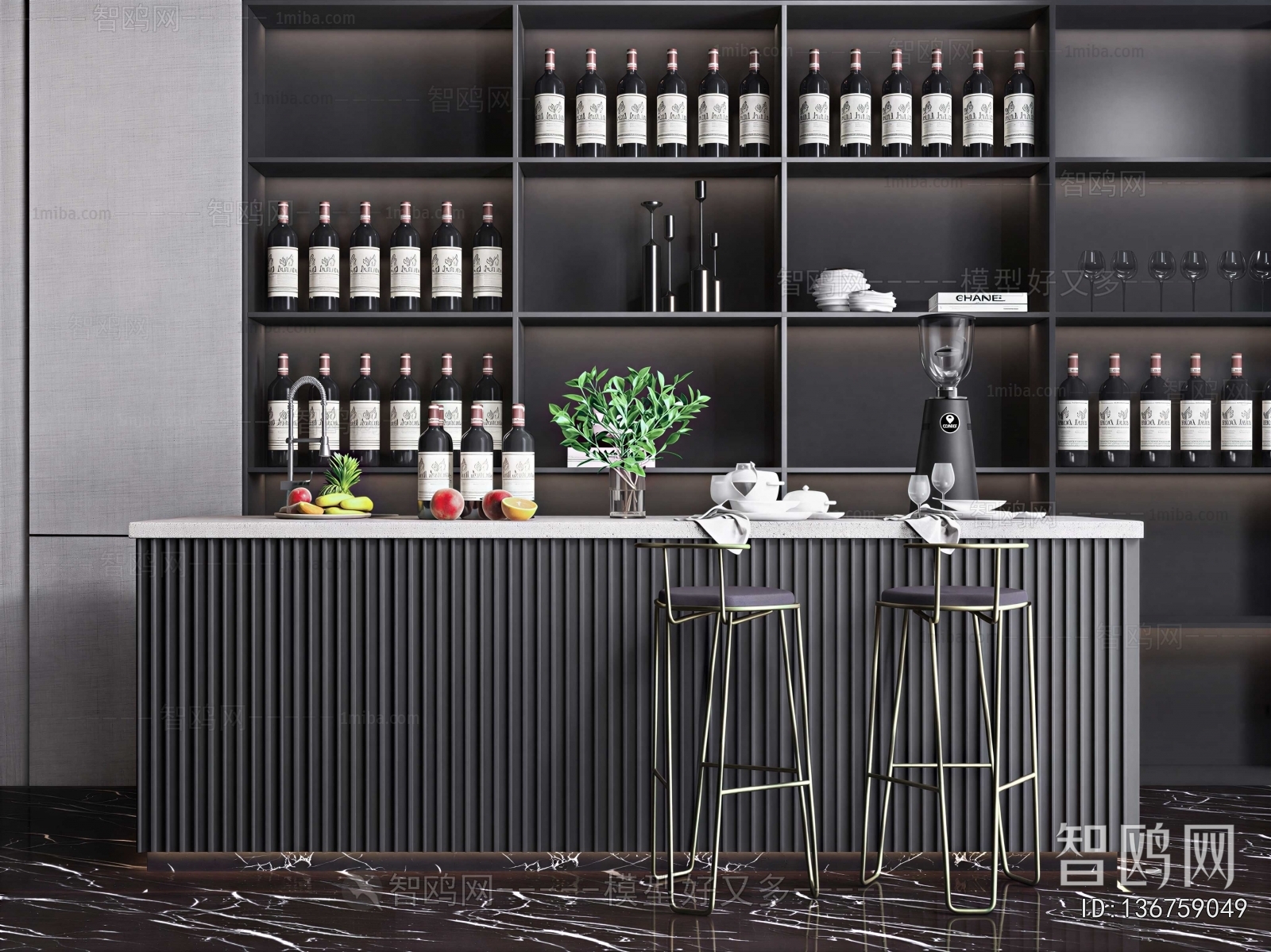 Modern Counter Bar
