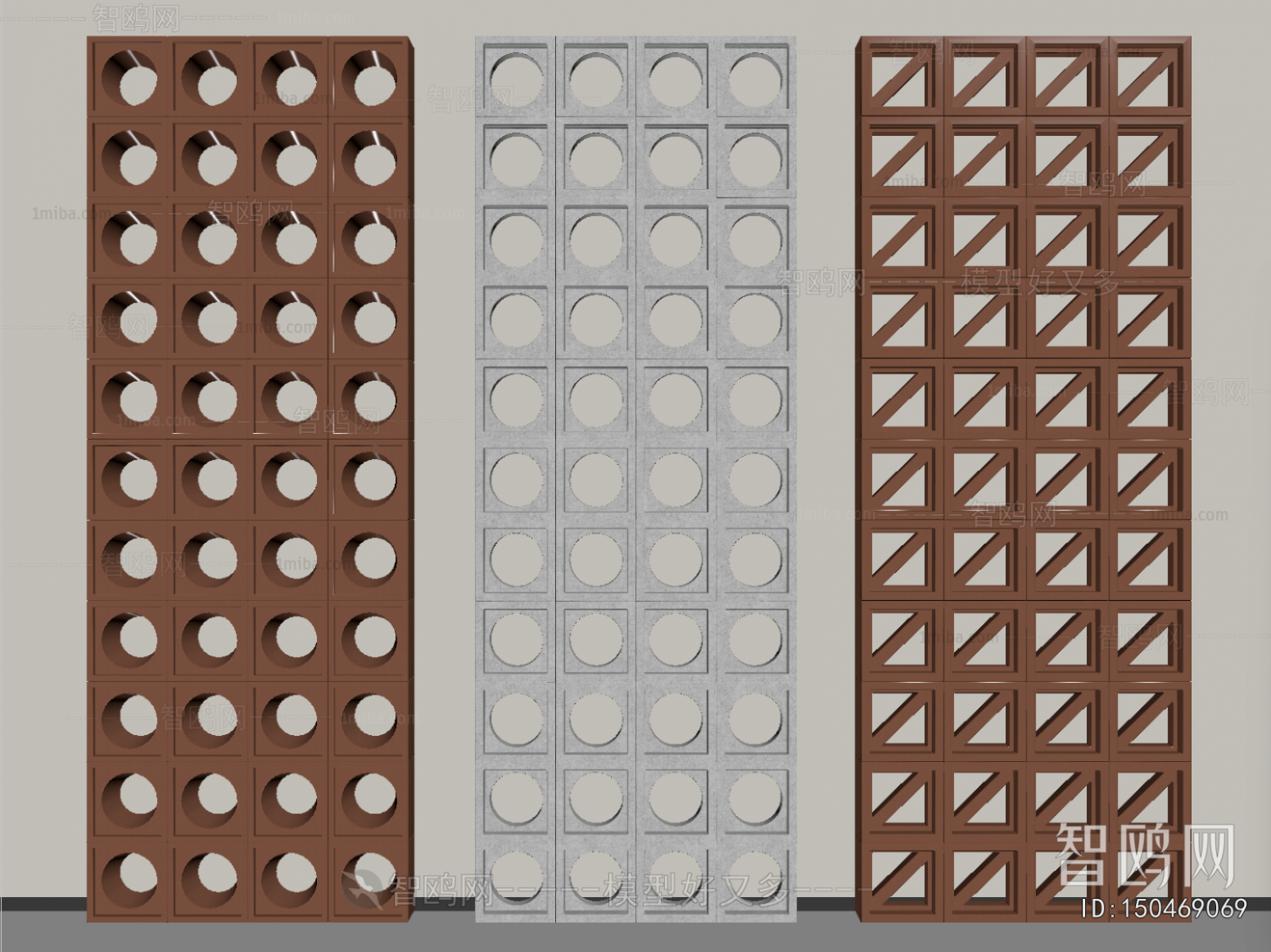 Modern Cement Brick Screen Partition