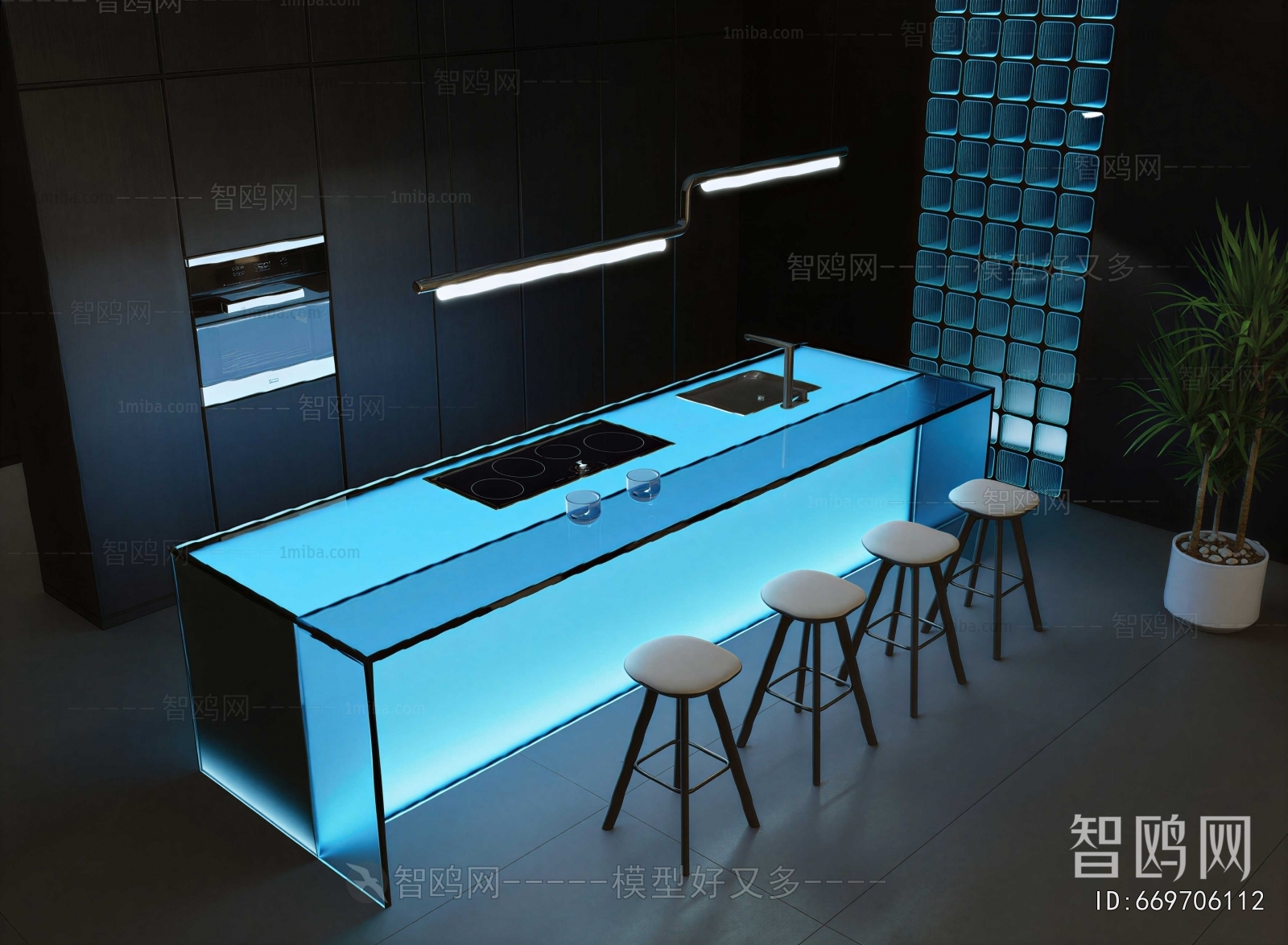 Modern Counter Bar