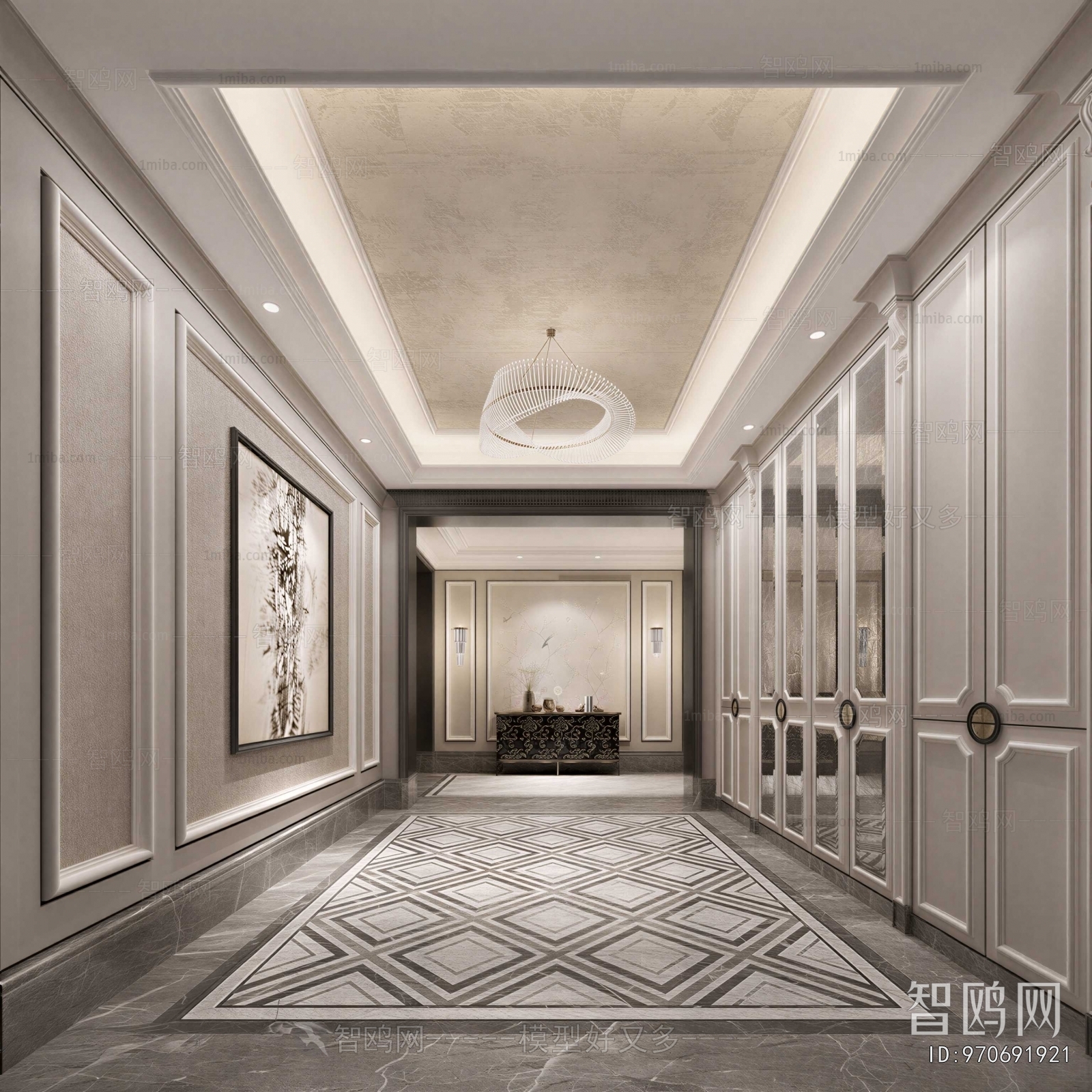 New Chinese Style Hallway