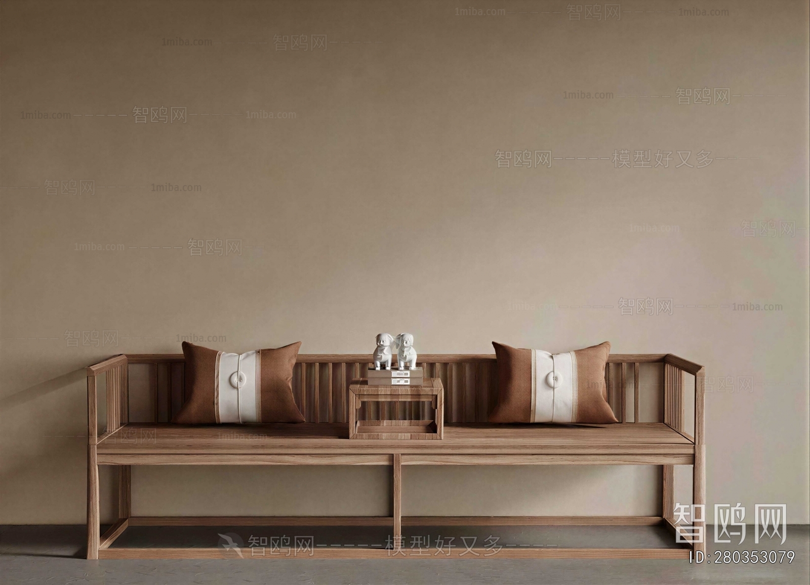 New Chinese Style A Sofa For Two