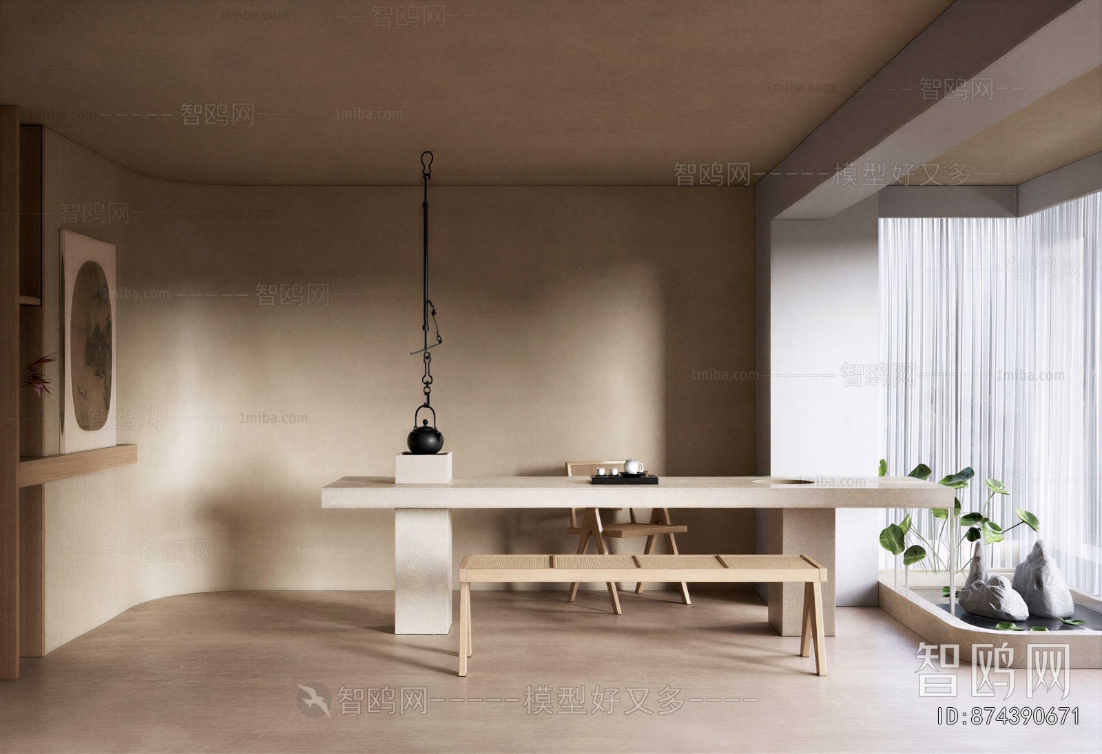 Wabi-sabi Style Tea House