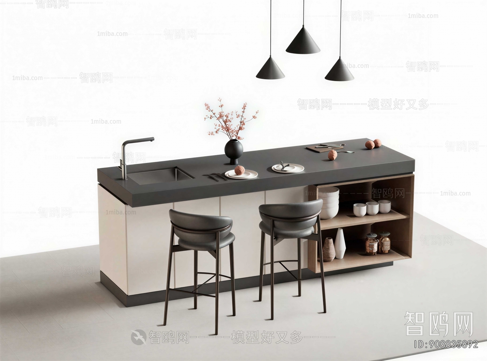 Modern Counter Bar