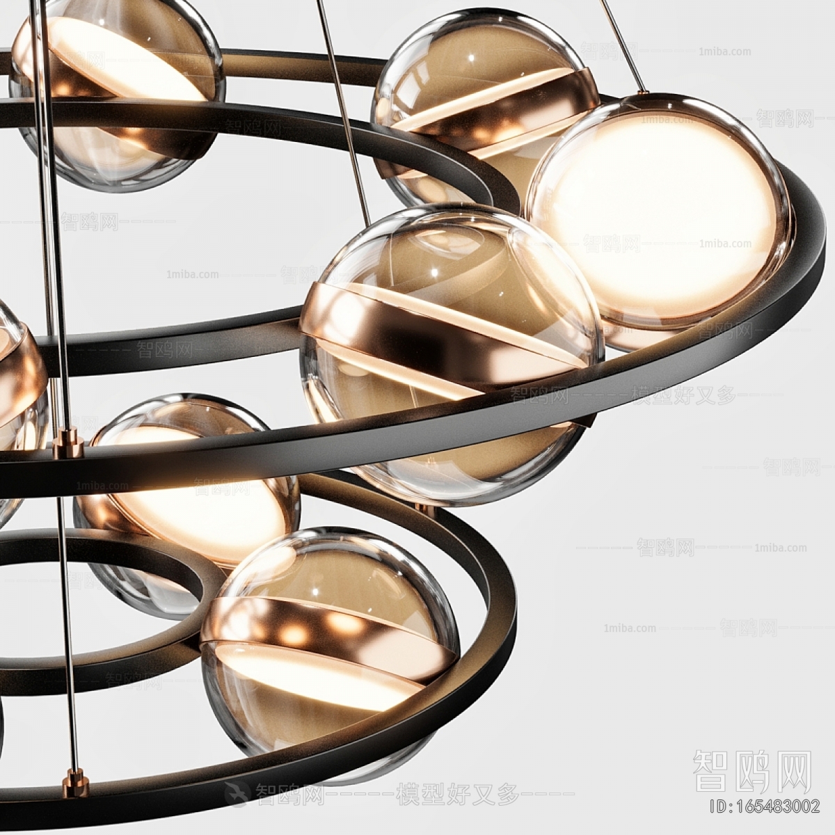 Modern Long Chandelier