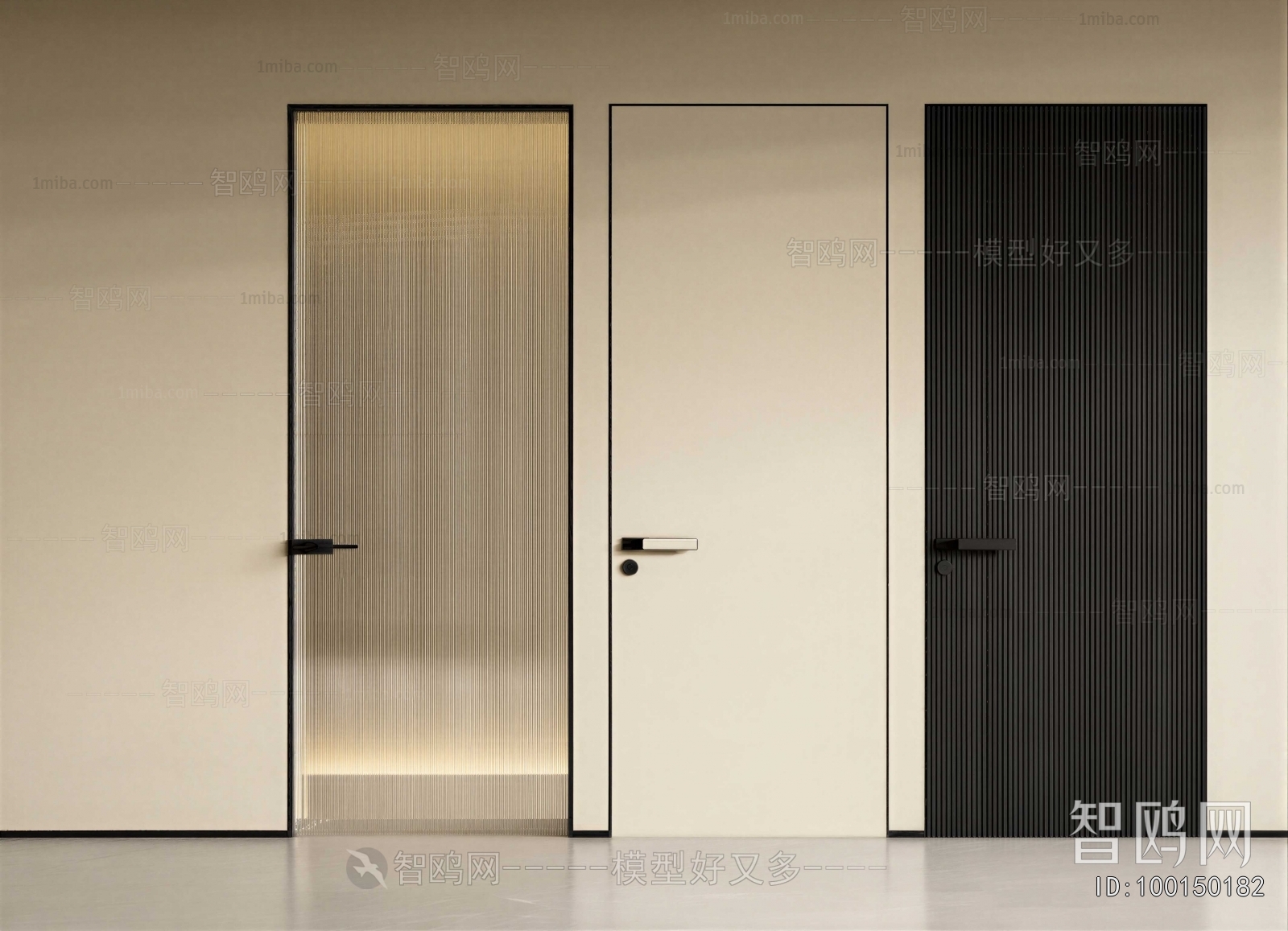 Modern Single Door