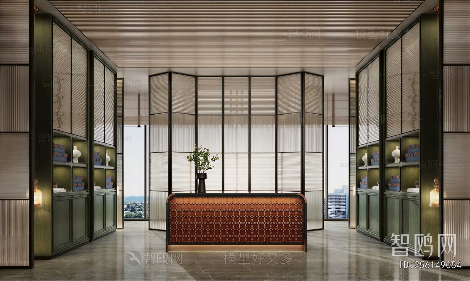 New Chinese Style Lobby Hall