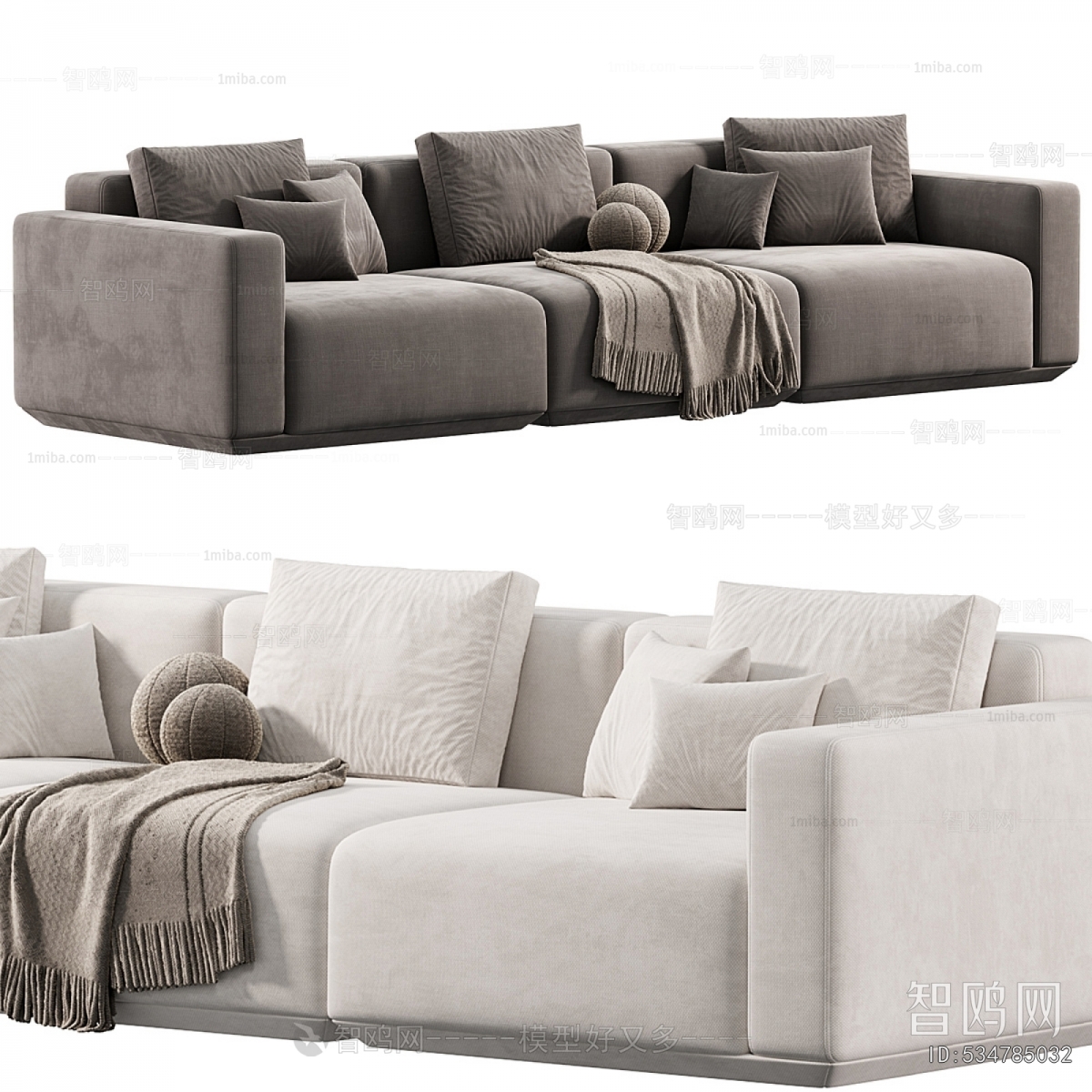 Modern Three-seat Sofa