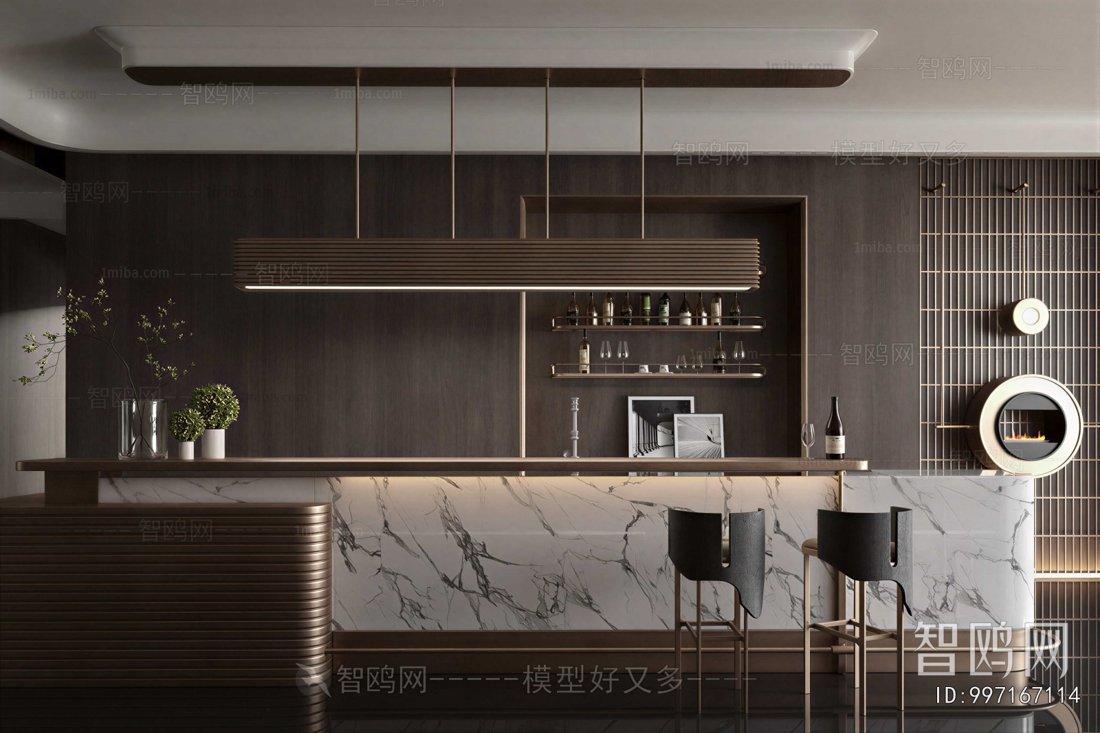 Modern Counter Bar